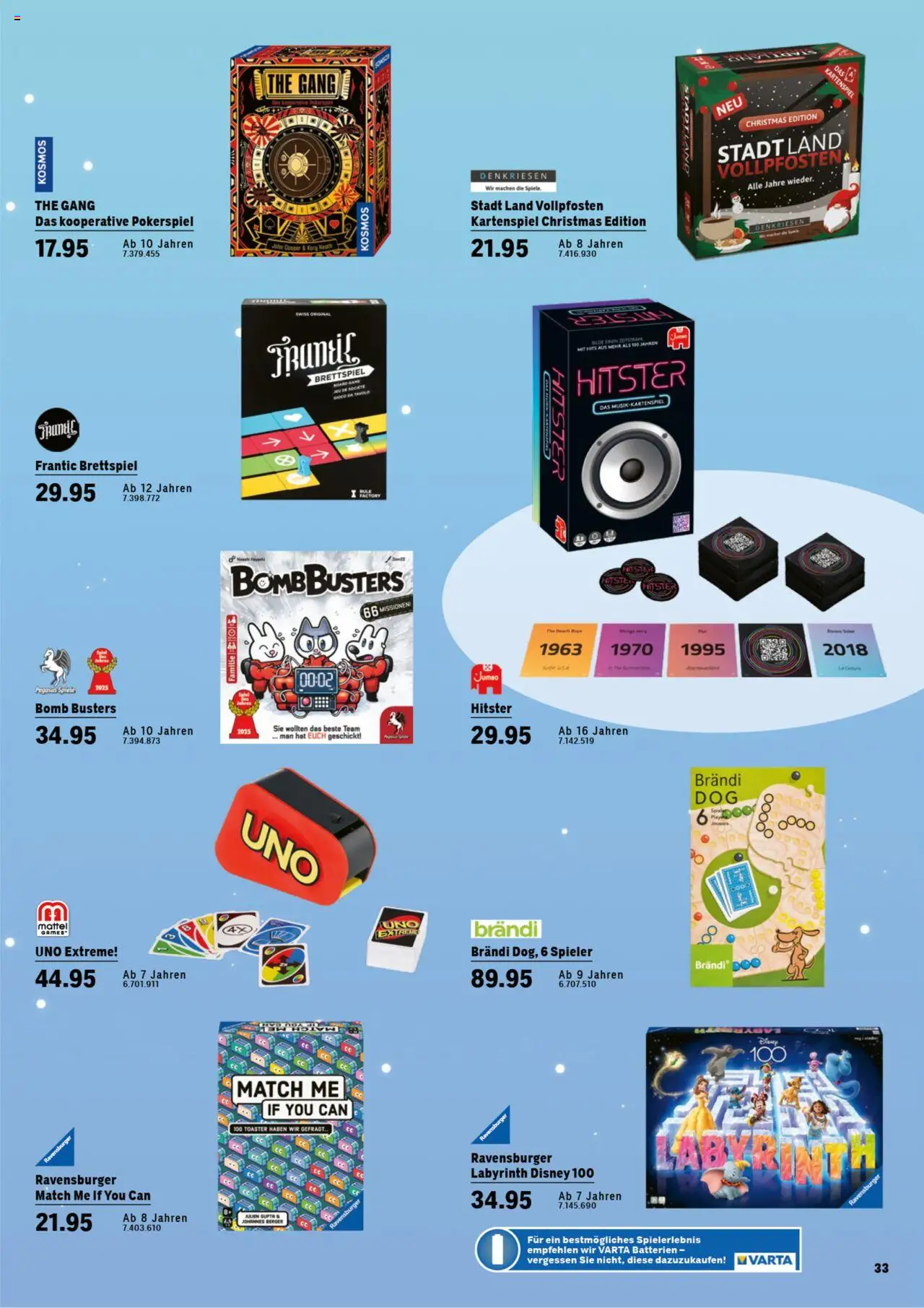 Coop Aktionen Zauberhafte Geschenkideen – gültig ab 08.10.2025 | Seite: 37 | Produkte: Toaster, Spiel, Spieler