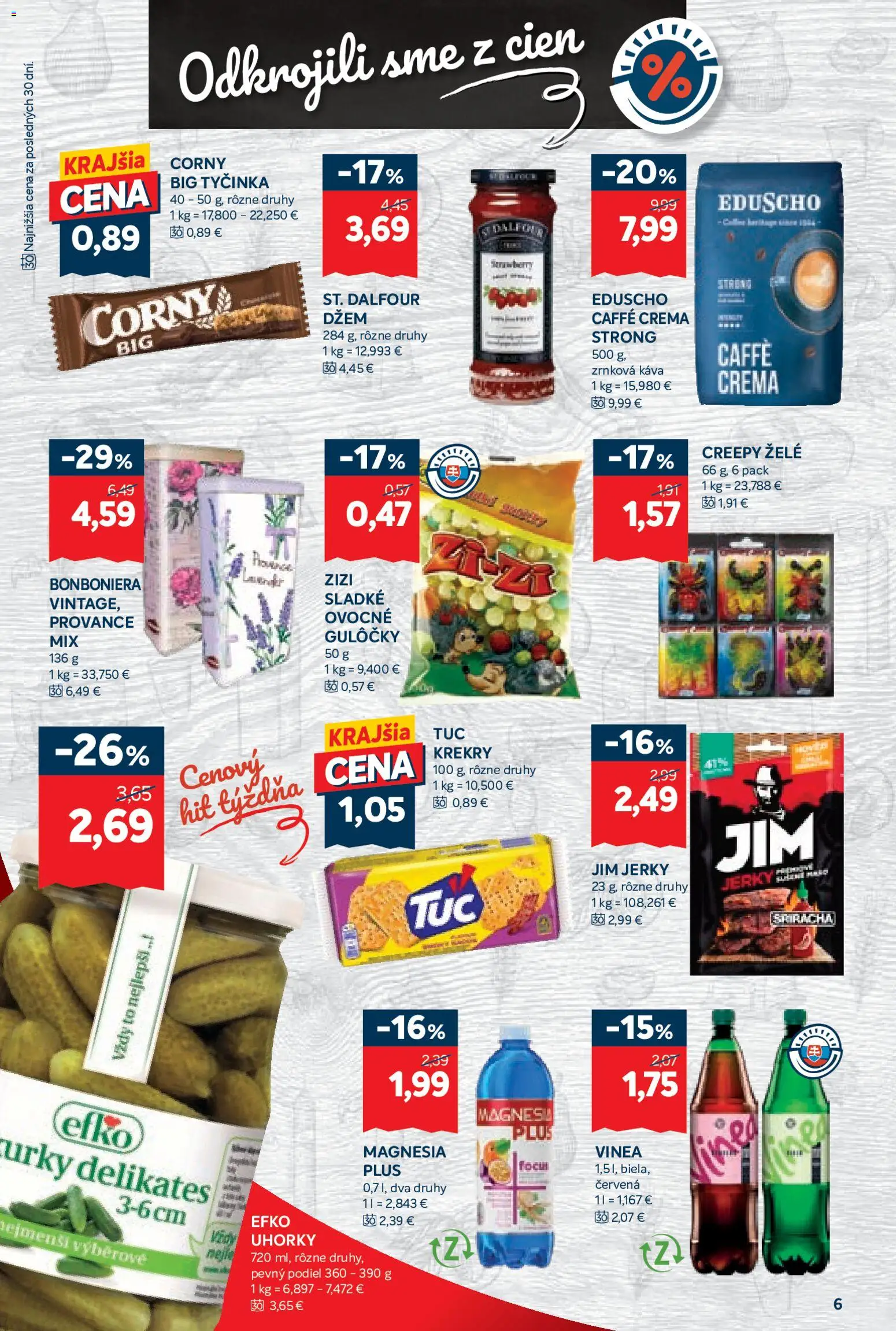 Nové Kraj akcie – leták je platný od 12.02.2026 | Strana: 10 | Produkty: Káva, Uhorky, Vinea, Zrnková káva