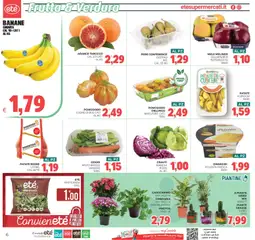 Anteprima del volantino Volantino Eté	 valido a partire dal 27.01.2026 | Pagina: 6 | Prodotti: Misticanza, Banane, Patate, Cestino