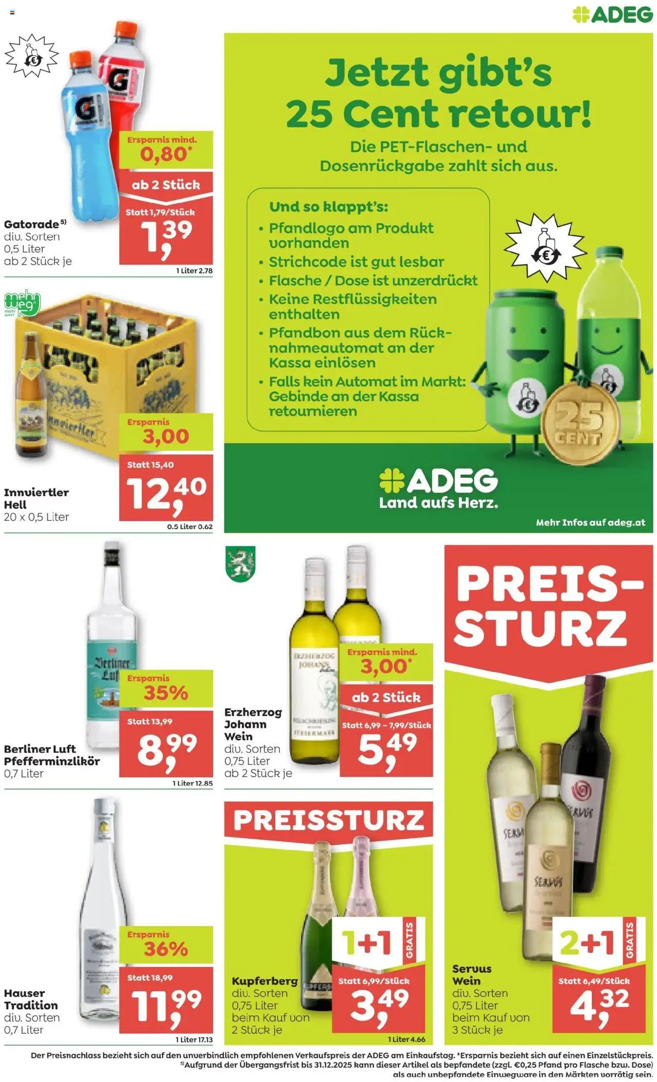 ADEG Flugblatt gültig ab 14.08.2025 | Seite: 7 | Produkte: Wein