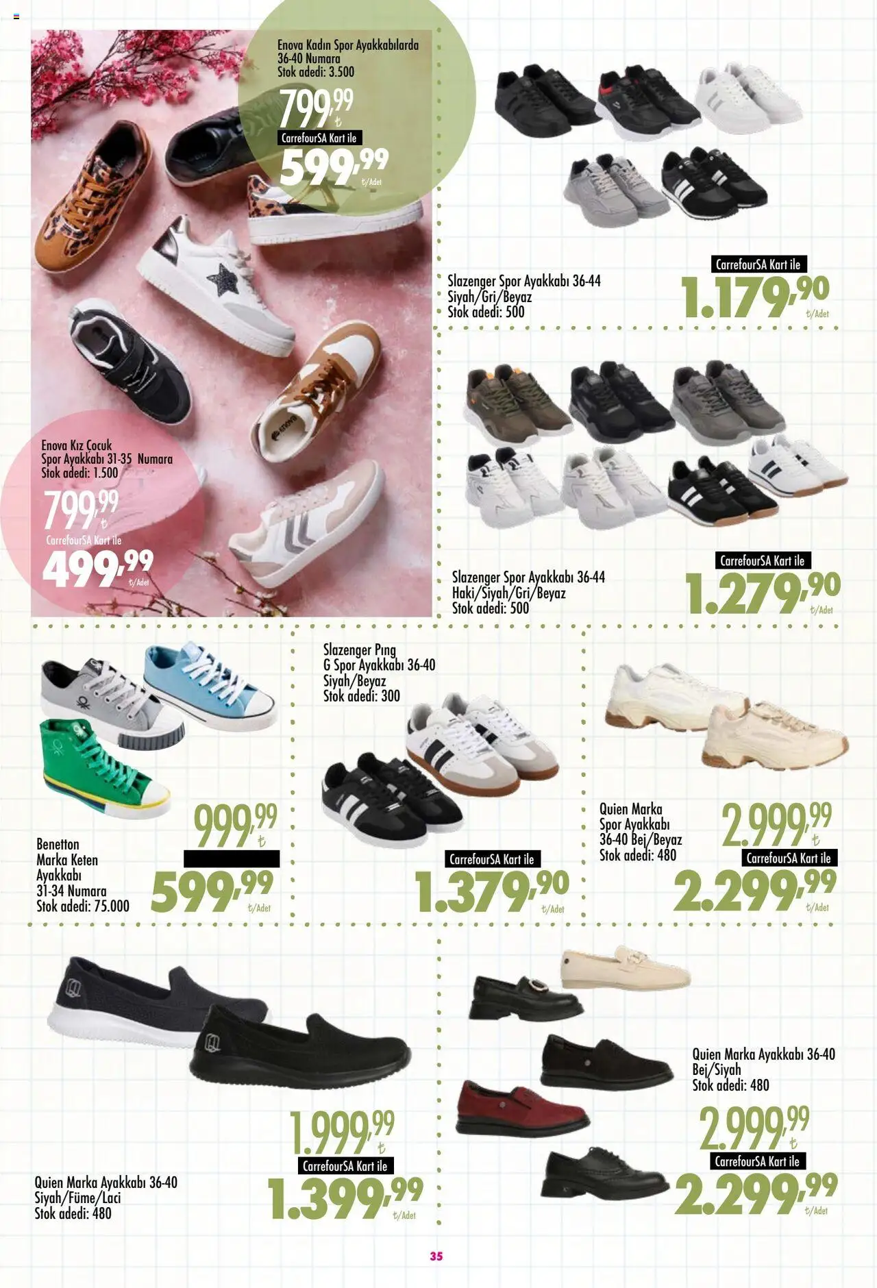 CarrefourSA Katalog - 25.08.2025 tarihinden itibaren geçerlidir | Sayfa: 35 | Ürünler: Spor ayakkabı