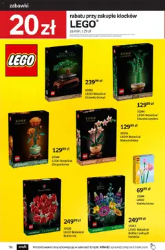 Pogląd oferty "Empik promocje" - ważna od 15.10.2025 | Strona: 96 | Produkty: Lego, Róż, Drzewko Bonsai, Kwiaty