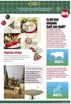 Dirk - Lekker Doen Feestdagen 2025 - Voorbeeld van een folder van Dirk, geldig van 20.11.2025 | Pagina: 9 | Producten: Taart, Kan, Gehakt, Citrompótló tabletta