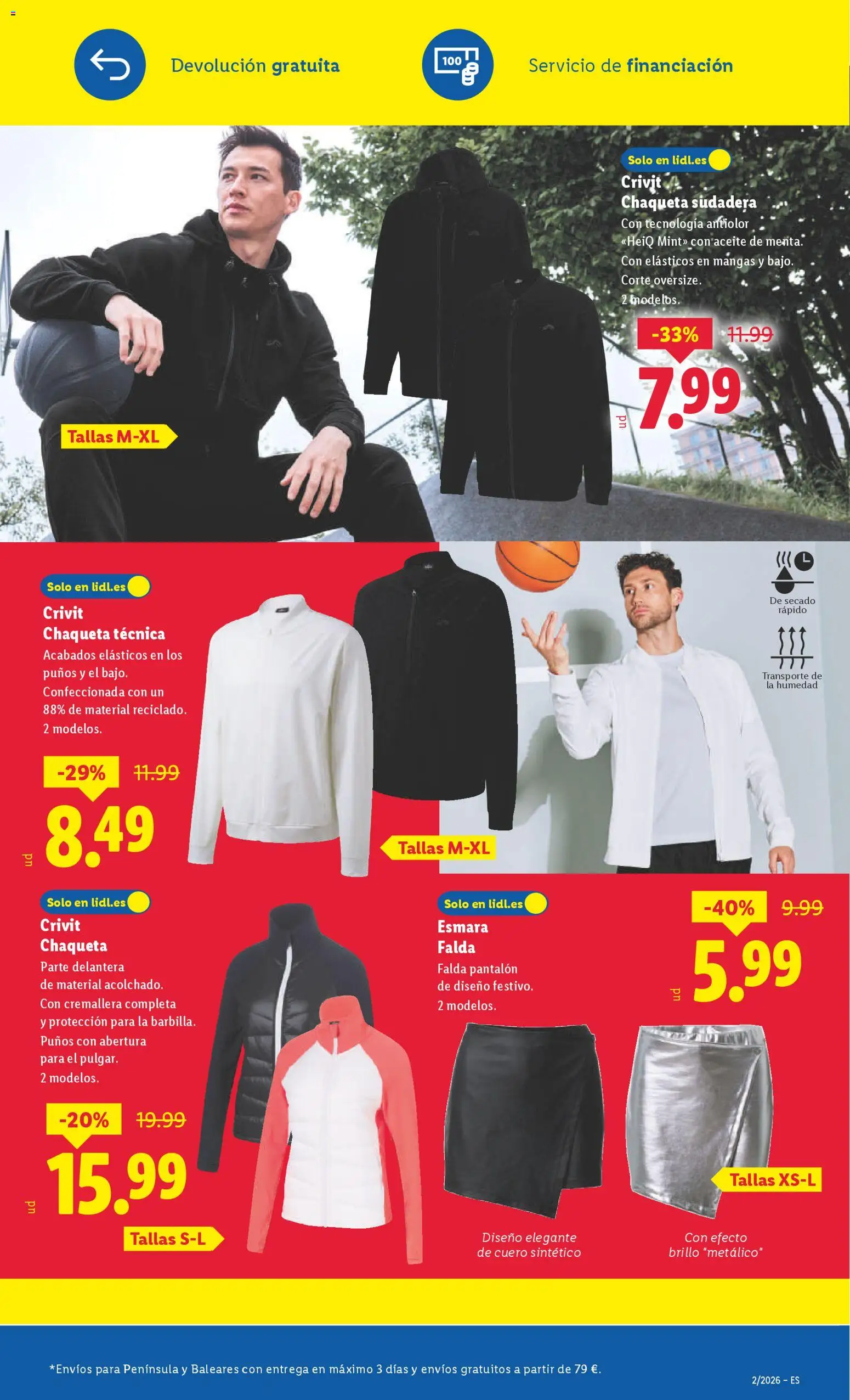 Lidl - Canarias │ válido desde el 05.01.2026 | Página: 11 | Productos: Sudadera, Chaqueta, Aceite