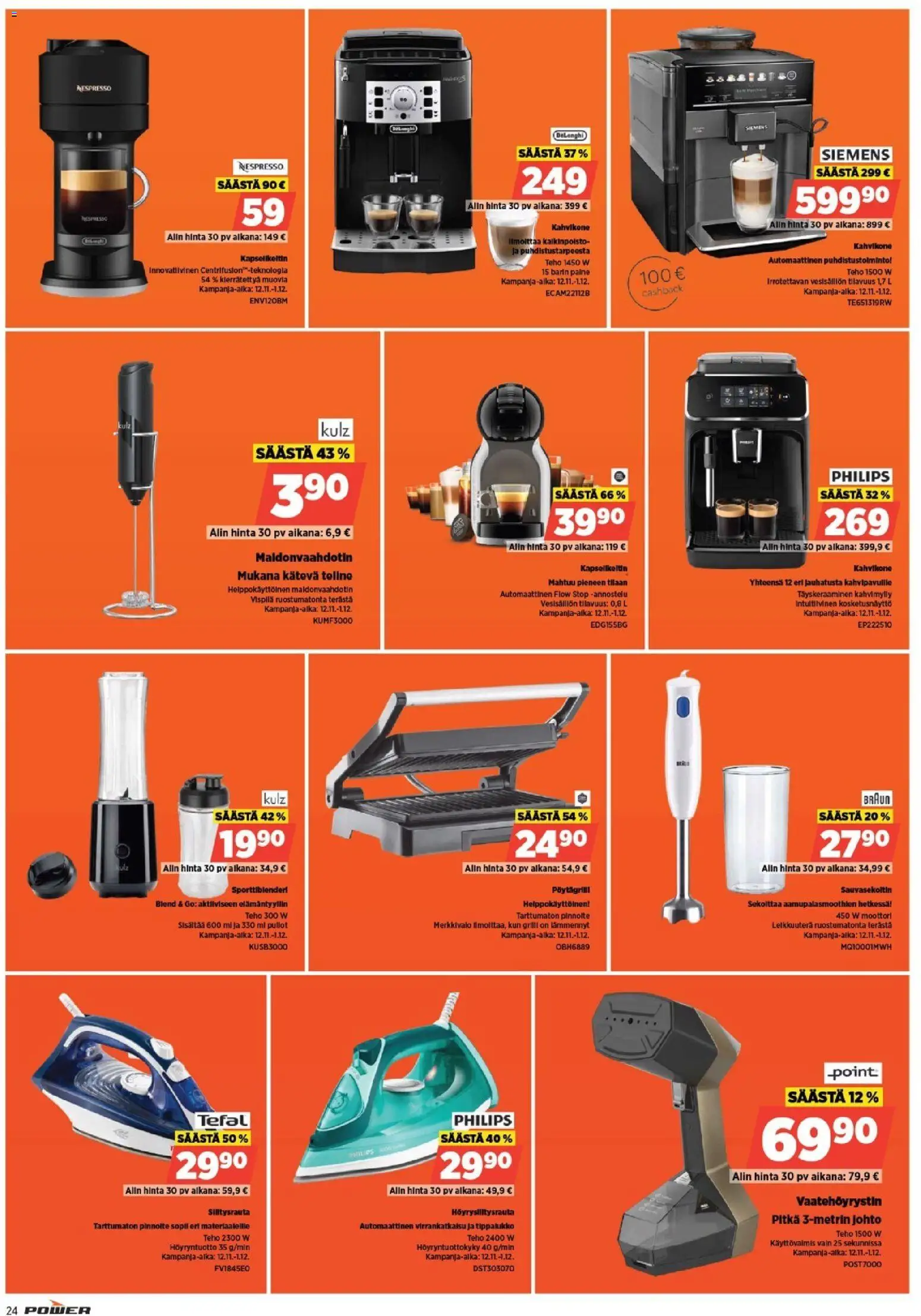 Power - Black Friday – voimassa 12.11.2025 alkaen | Sivu: 24 | Tuotteet: Grilli