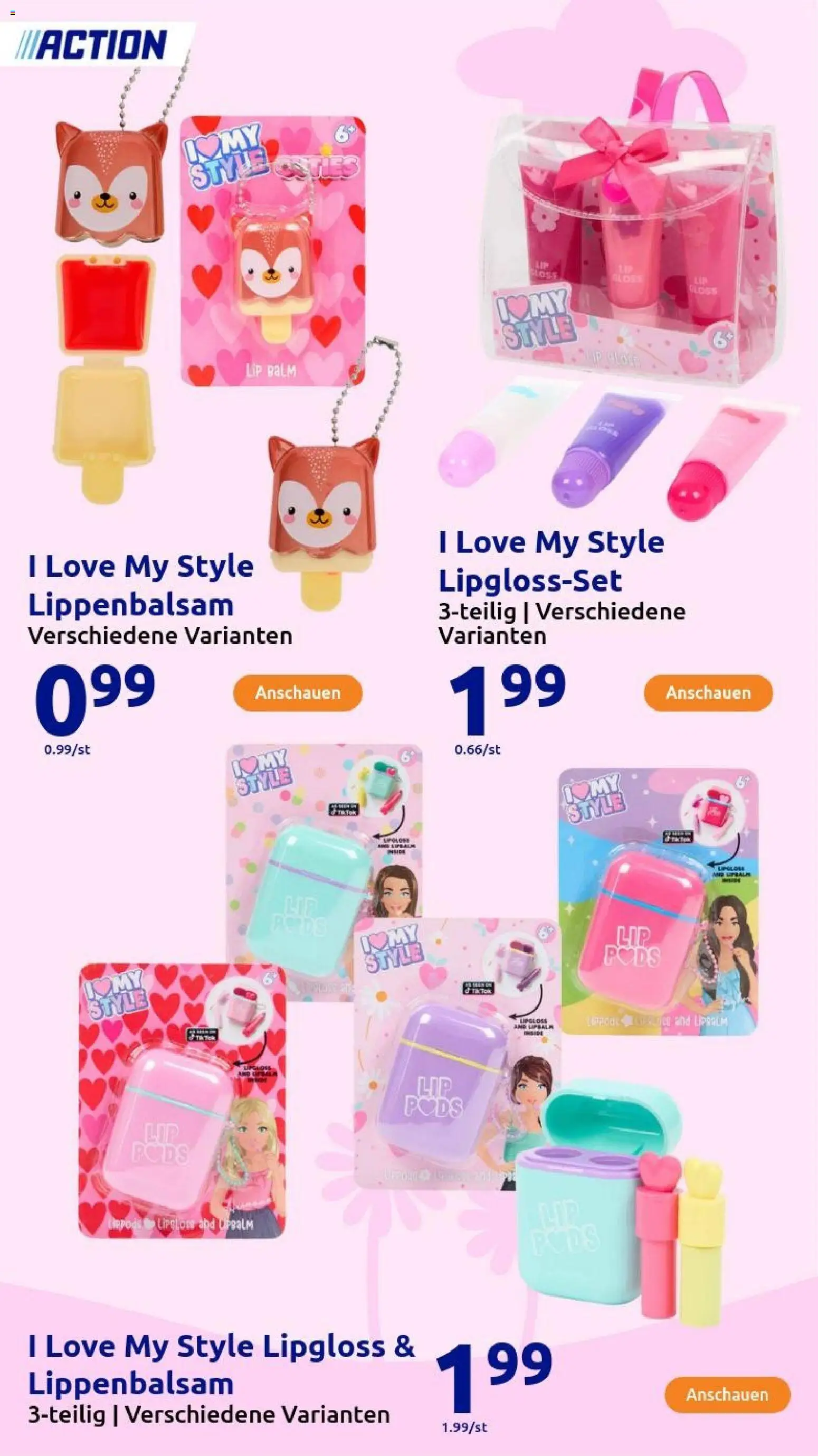Action Geschenke gültig ab 29.10.2025 | Seite: 83 | Produkte: Lipgloss