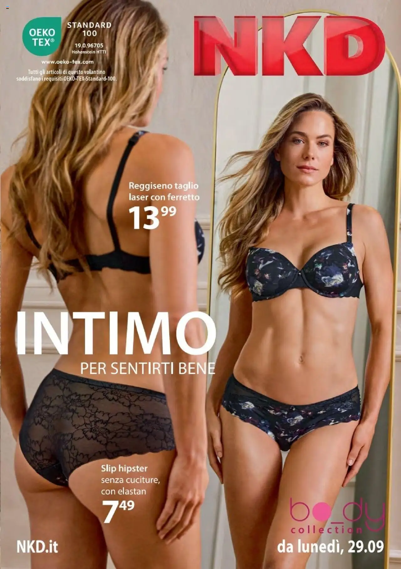 Volantino NKD del 29.09.2025 | Pagina: 1 | Prodotti: Intimo, Reggiseno, Slip