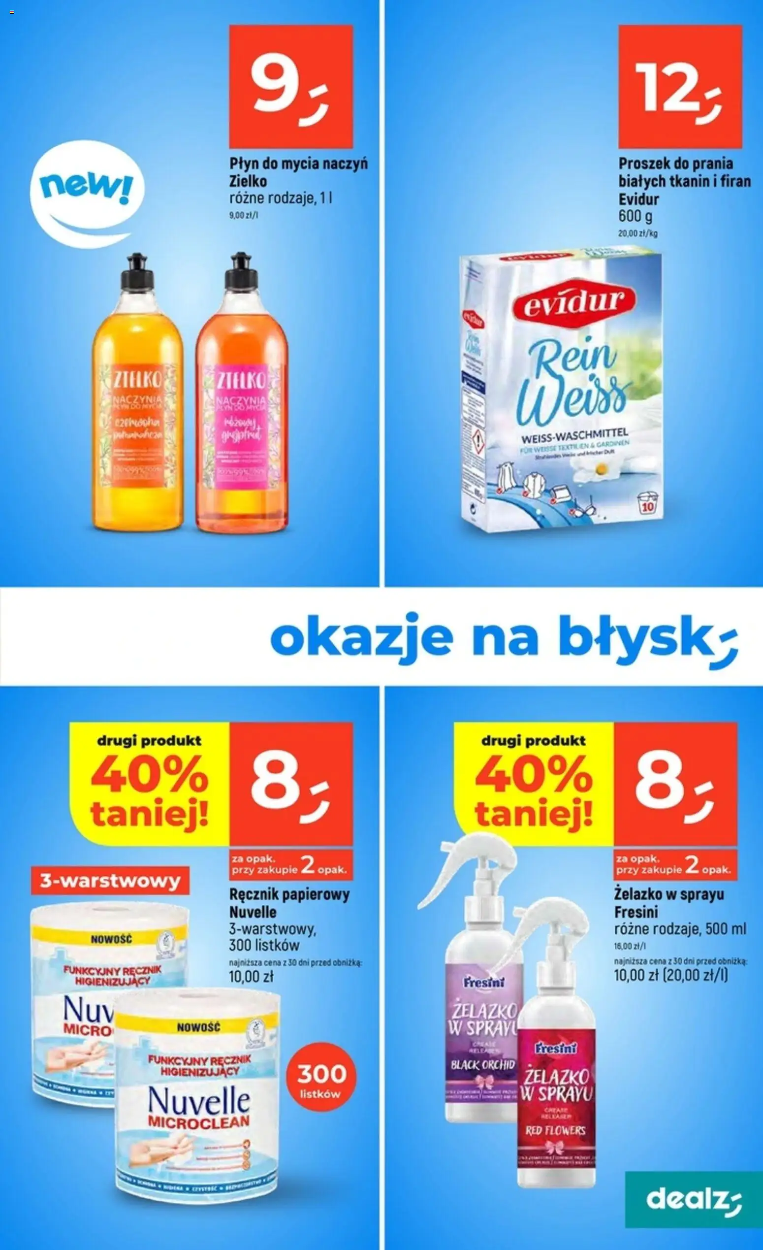 Dealz Gazetka od 13.11.2025 | Strona: 33 | Produkty: Proszek do prania, Grejpfrut, Ręcznik papierowy, Płyn do mycia naczyń