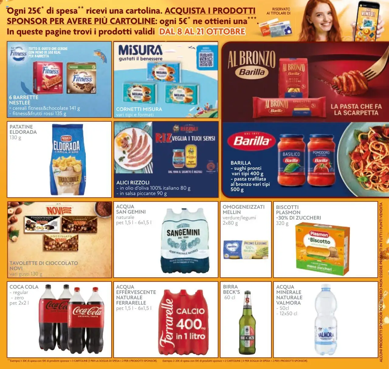 Volantino Conad del 08.10.2025 | Pagina: 9 | Prodotti: Patatine, Biscotti, Basilico, Acqua minerale