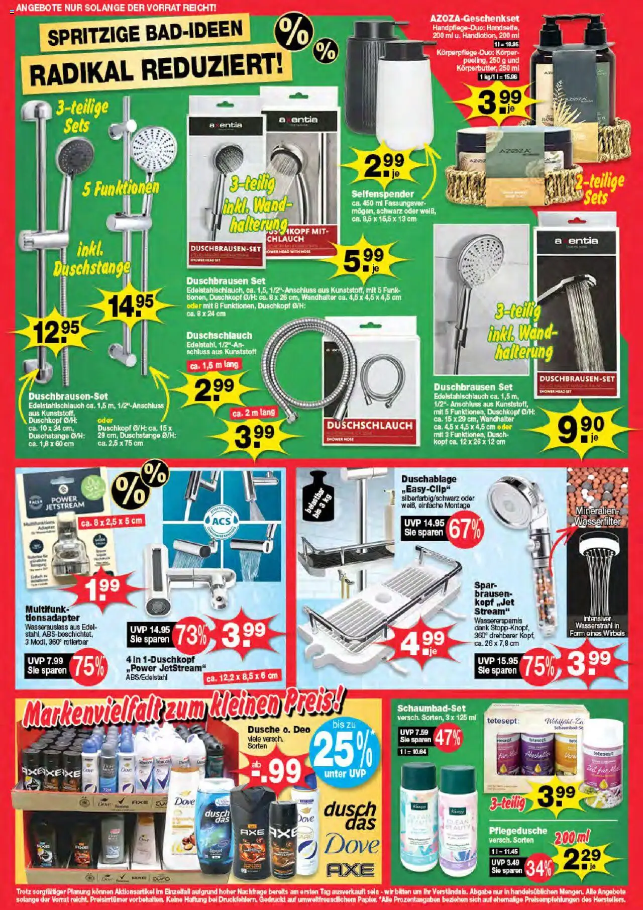 KRÜMET Prospekt – gültig ab 27.10.2025 | Seite: 2 | Produkte: Dusche, Duschkopf