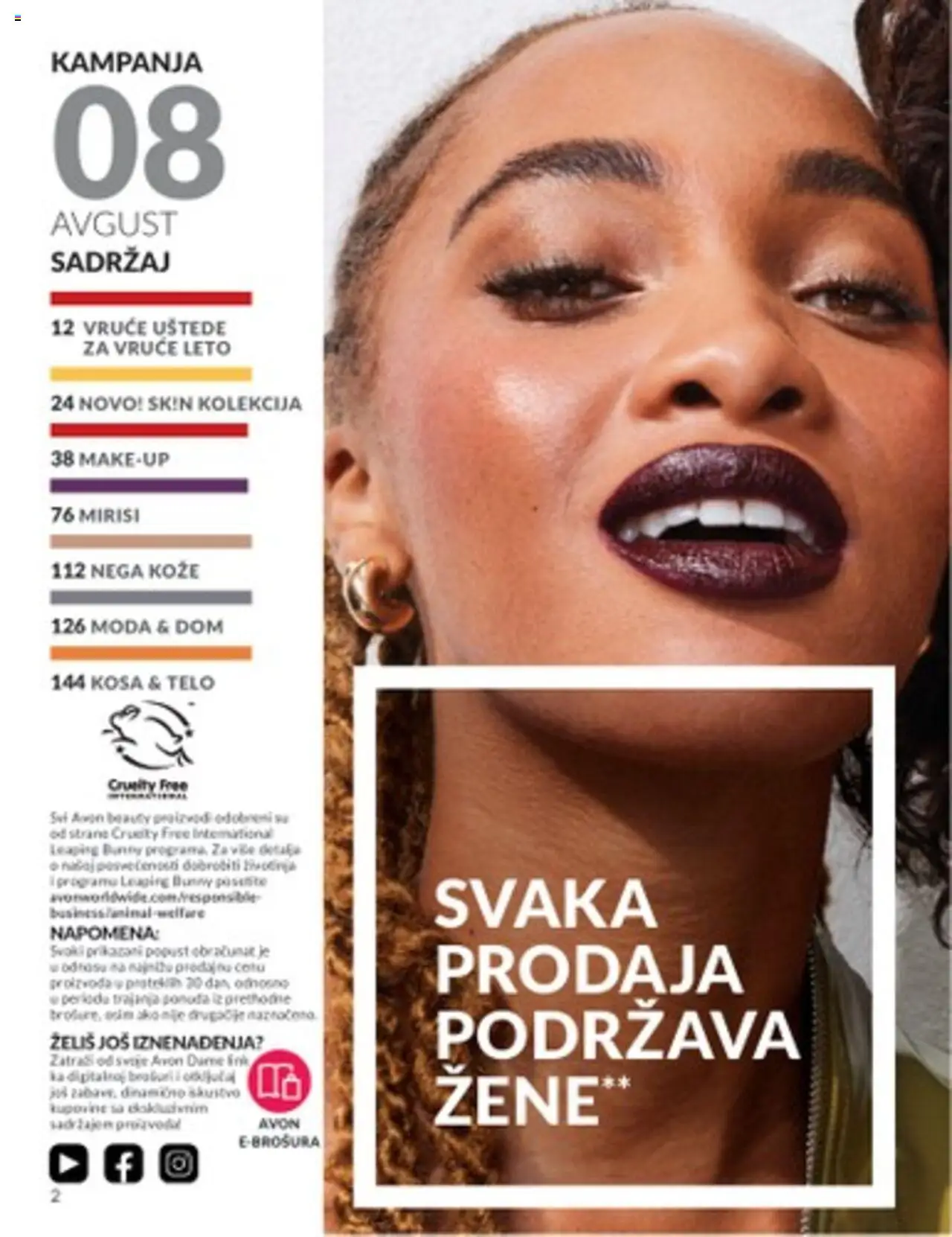 AVON katalog - važi od 01.08.2025 | Strana: 2