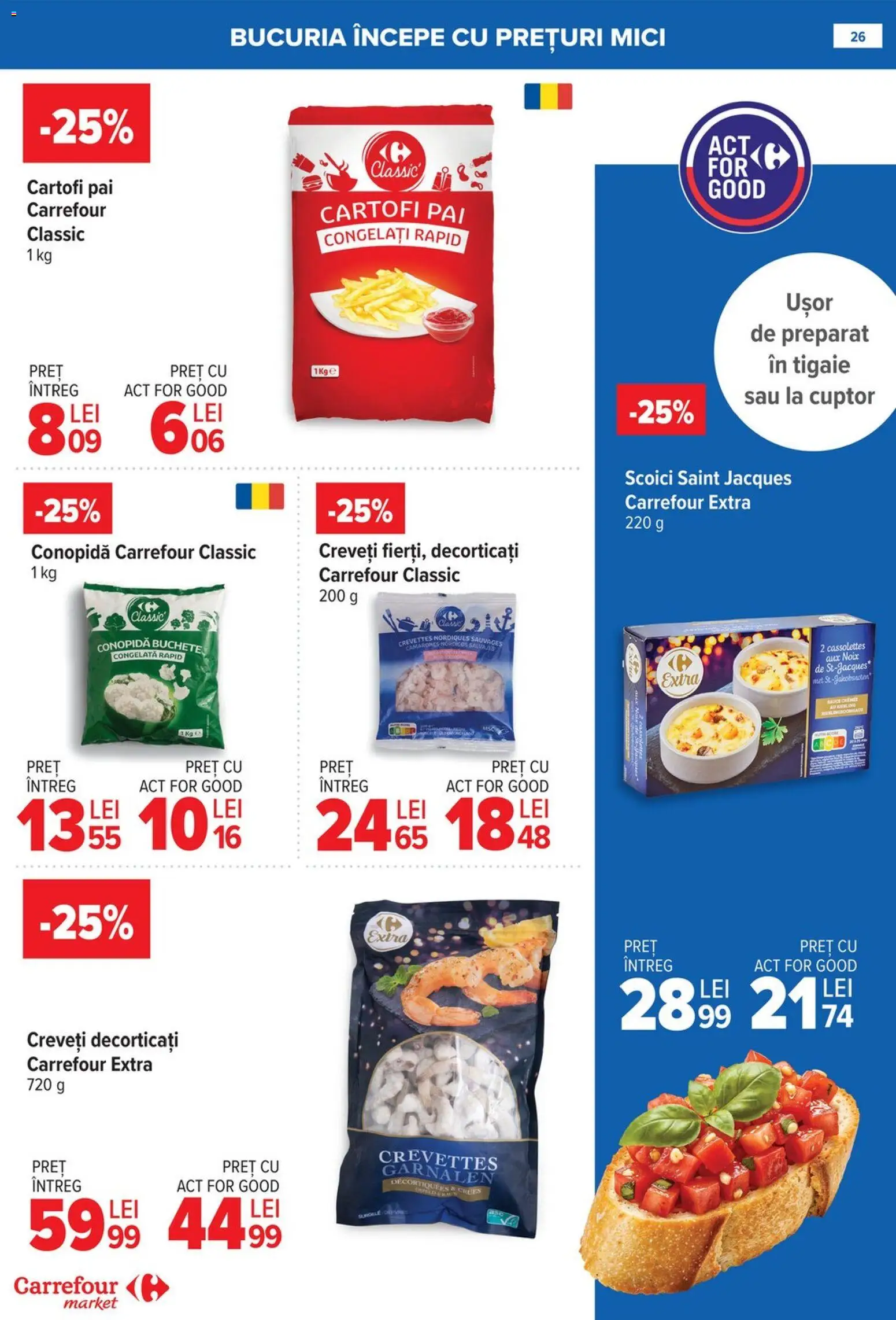Noul catalog Carrefour – valabil de la 08.01.2026 | Pagină: 26 | Produse: Conopidă, Cuptor, Tigaie, Cartofi