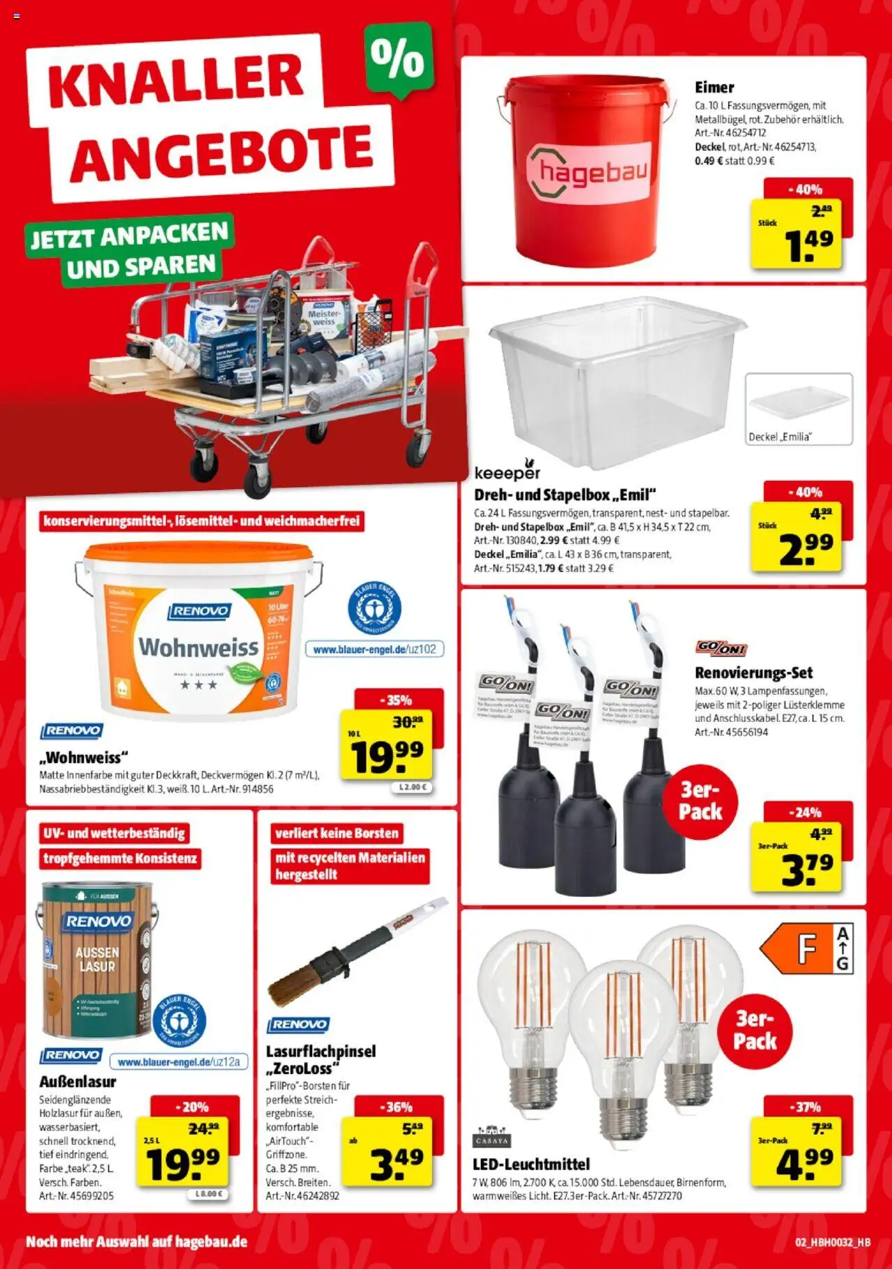 Hagebau Prospekt 	 - gültig ab dem 02.08.2025 | Seite: 2