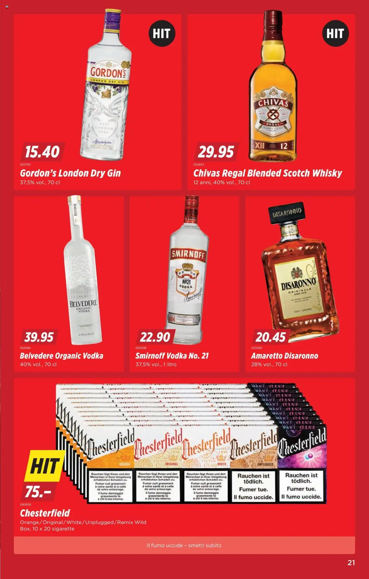 Denner Aktionen IT ab 12.08.2025 | Seite: 21 | Produkte: Regal, Gin
