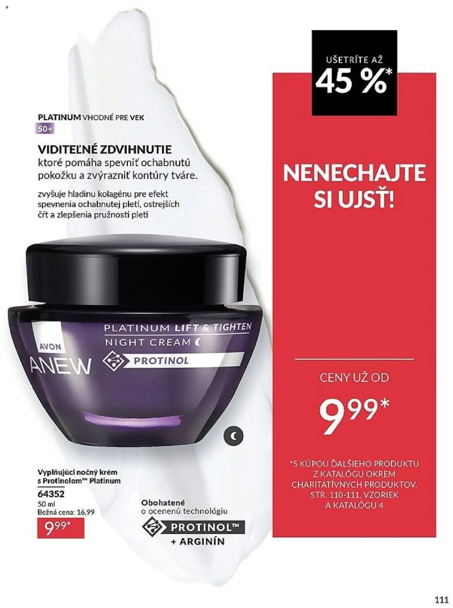 Nové Avon akcie – leták je platný od 01.03.2026 | Strana: 111 | Produkty: Krém