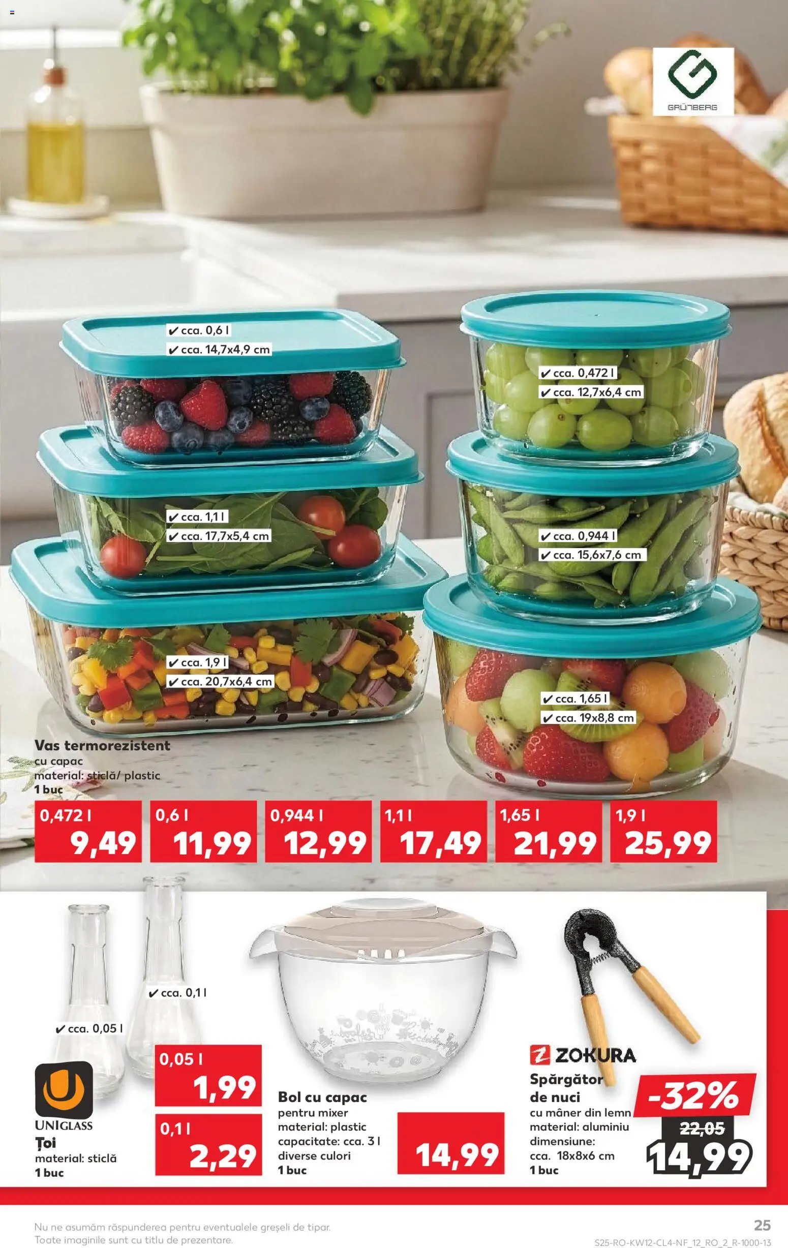 Noul catalog Kaufland – valabil de la 18.03.2026 | Pagină: 25 | Produse: Mixer, Bol, Mâner, Nuci