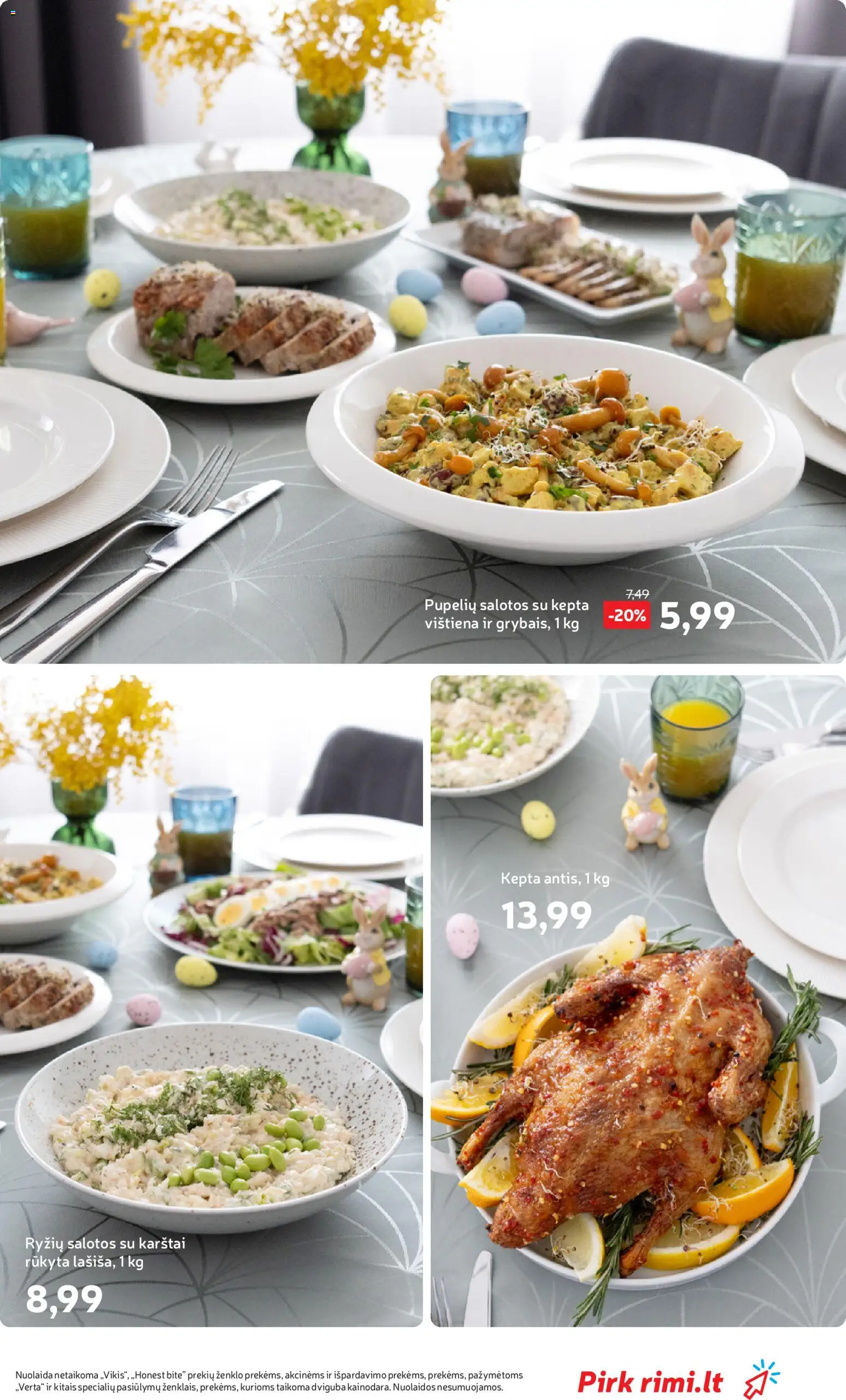Rimi akcijos nuo 31.03.2026 | Puslapis: 5 | Prekių: Salotos, Vištiena