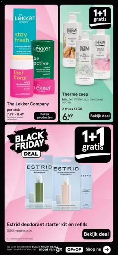 Estrid deodorant starter kit en refills, 100% veganistisch. - Voorbeeld van een folder van Etos, geldig van 24.11.2025 | Pagina: 76 | Producten: Kan, Handzeep, Was, Zeep