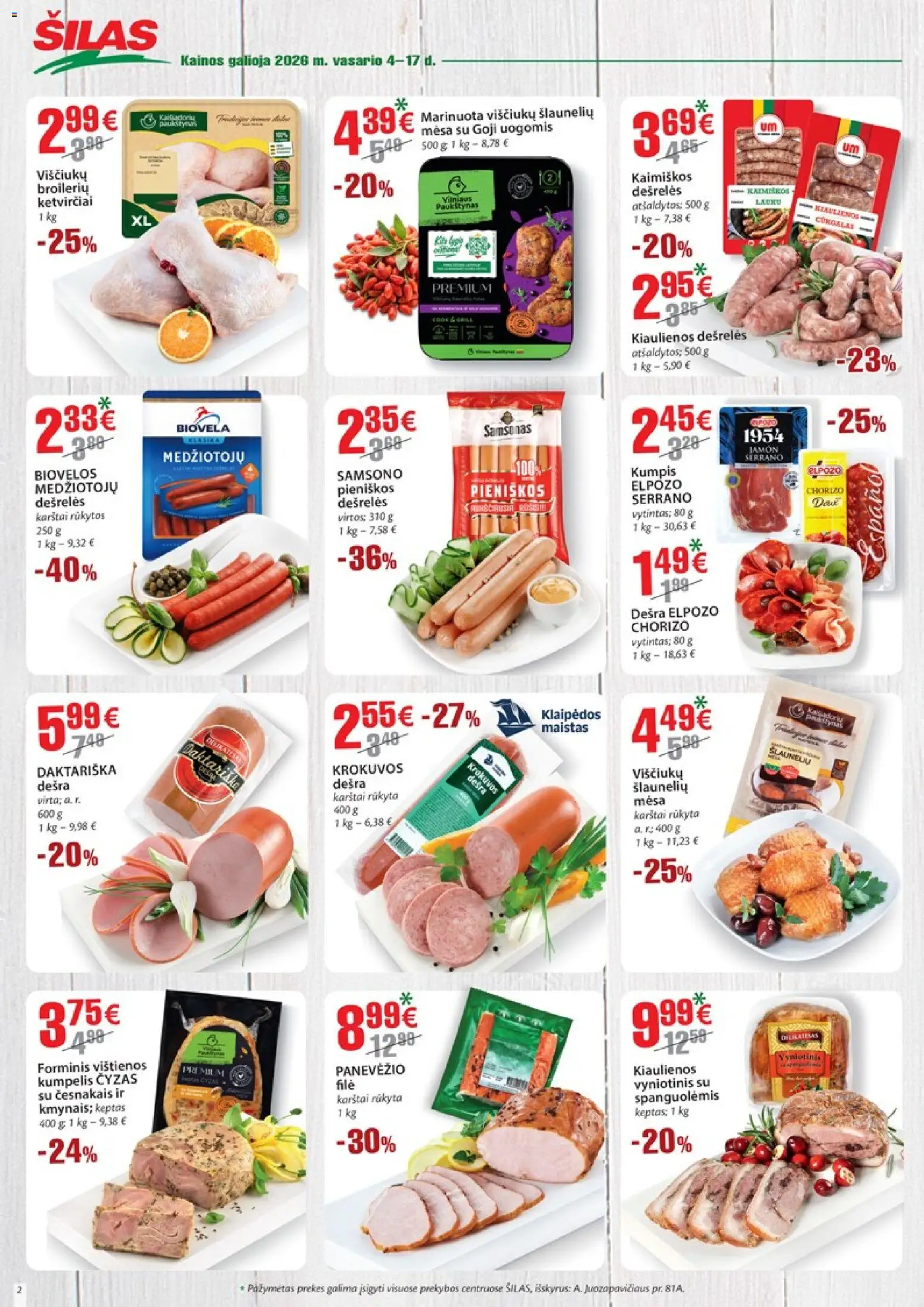 Šilas akcijos nuo 04.02.2026 | Puslapis: 2