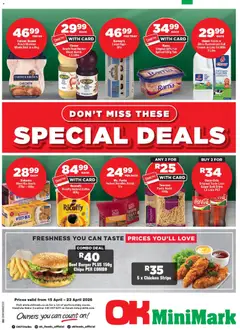 OK Foods specials catalogue – valid from 15.04.2026