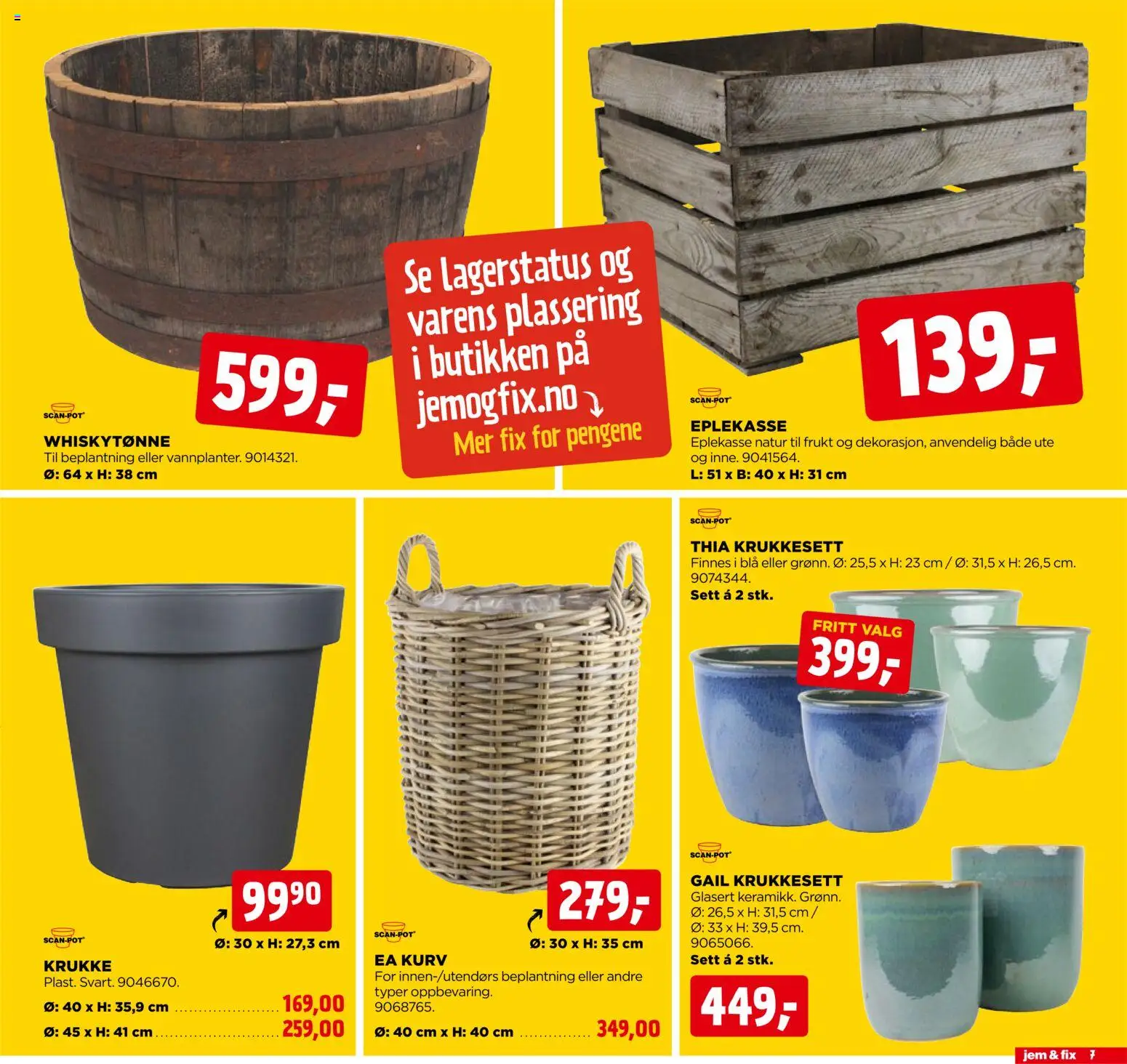 {H1} | Side: 7 | Produkter: Kurv