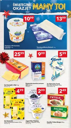 Pogląd oferty "Lewiatan gazetka - Lublin" - ważna od 11.12.2025 | Strona: 4 | Produkty: Twaróg półtłusty, Camembert, Śmietana, Skyr