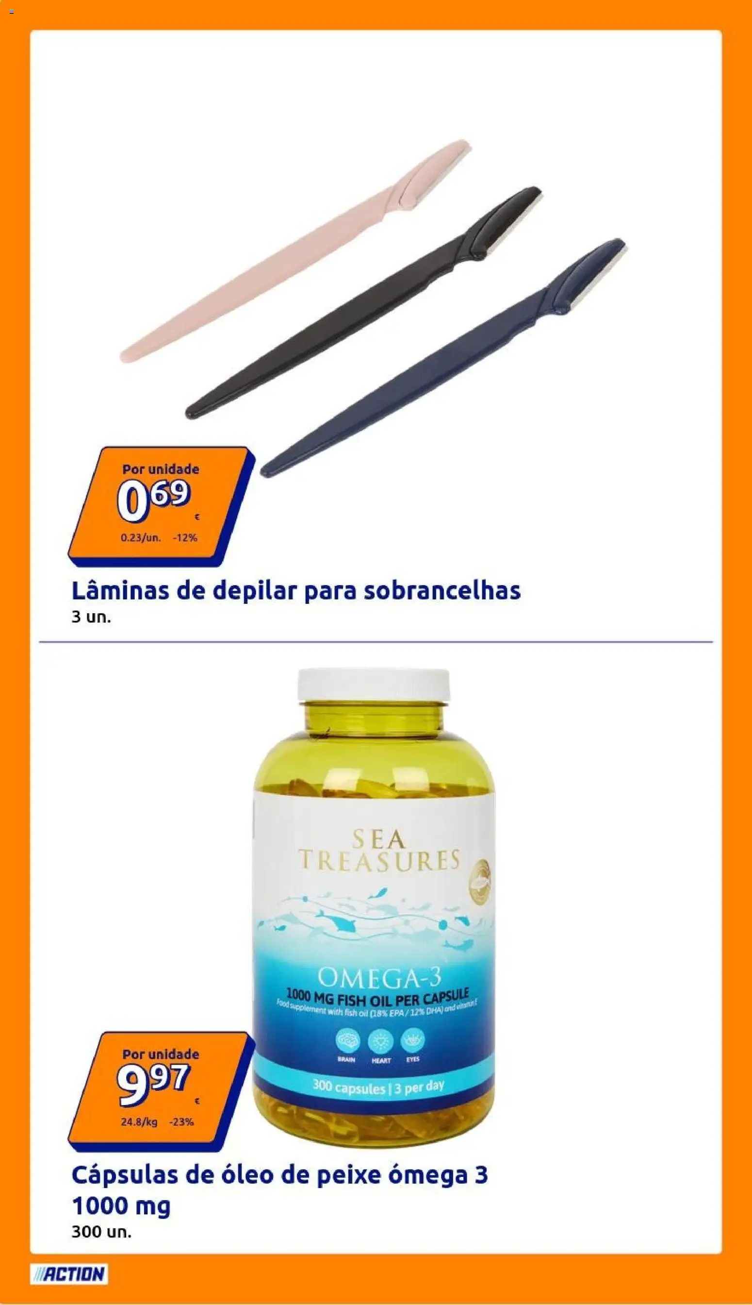 Action folheto │ válido de 01.04.2026 | Página: 6 | Produtos: Ômega 3, Óleo, Peixe