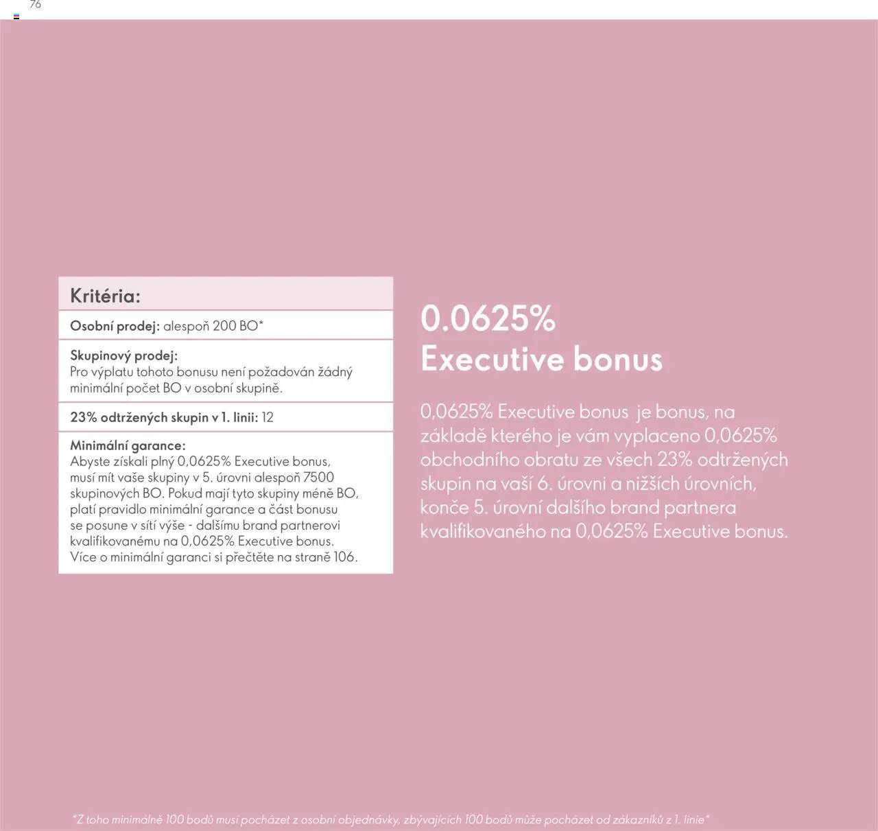 Oriflame katalog Plán odměn pro Brand Partnery od 10.04.2025 | Strana: 76