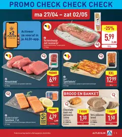 Aldi folder week 18 - Voorbeeld van een folder van Aldi, geldig van 27.04.2026 | Pagina: 5 | Producten: Gewicht, Crème, Brood, Chocolade