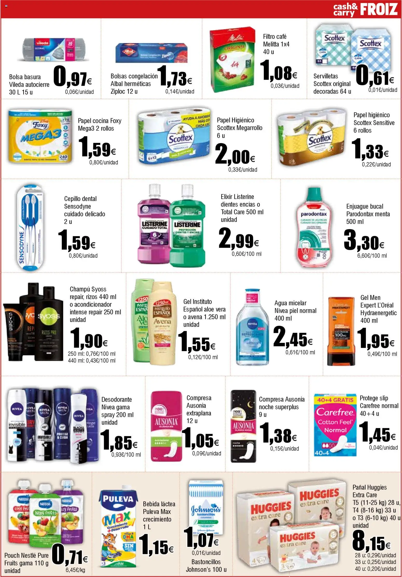 Froiz - Folleto Cash │ válido desde el 22.01.2026 | Página: 15 | Productos: Desodorante, Café, Bolsa, Cocina