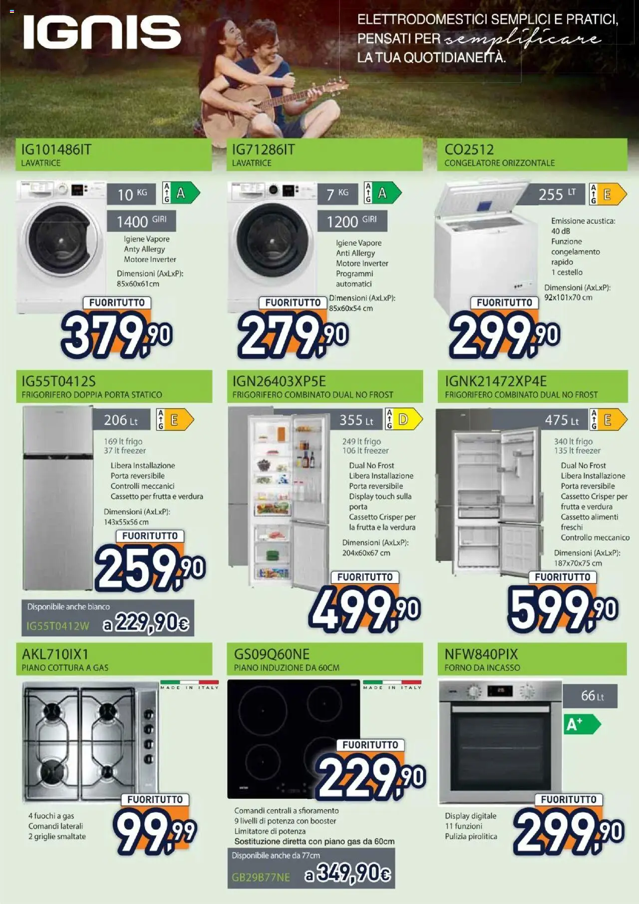 Volantino Unieuro del 01.08.2025 | Pagina: 25 | Prodotti: Frutta, Freezer, Lavatrice, Frigorifero
