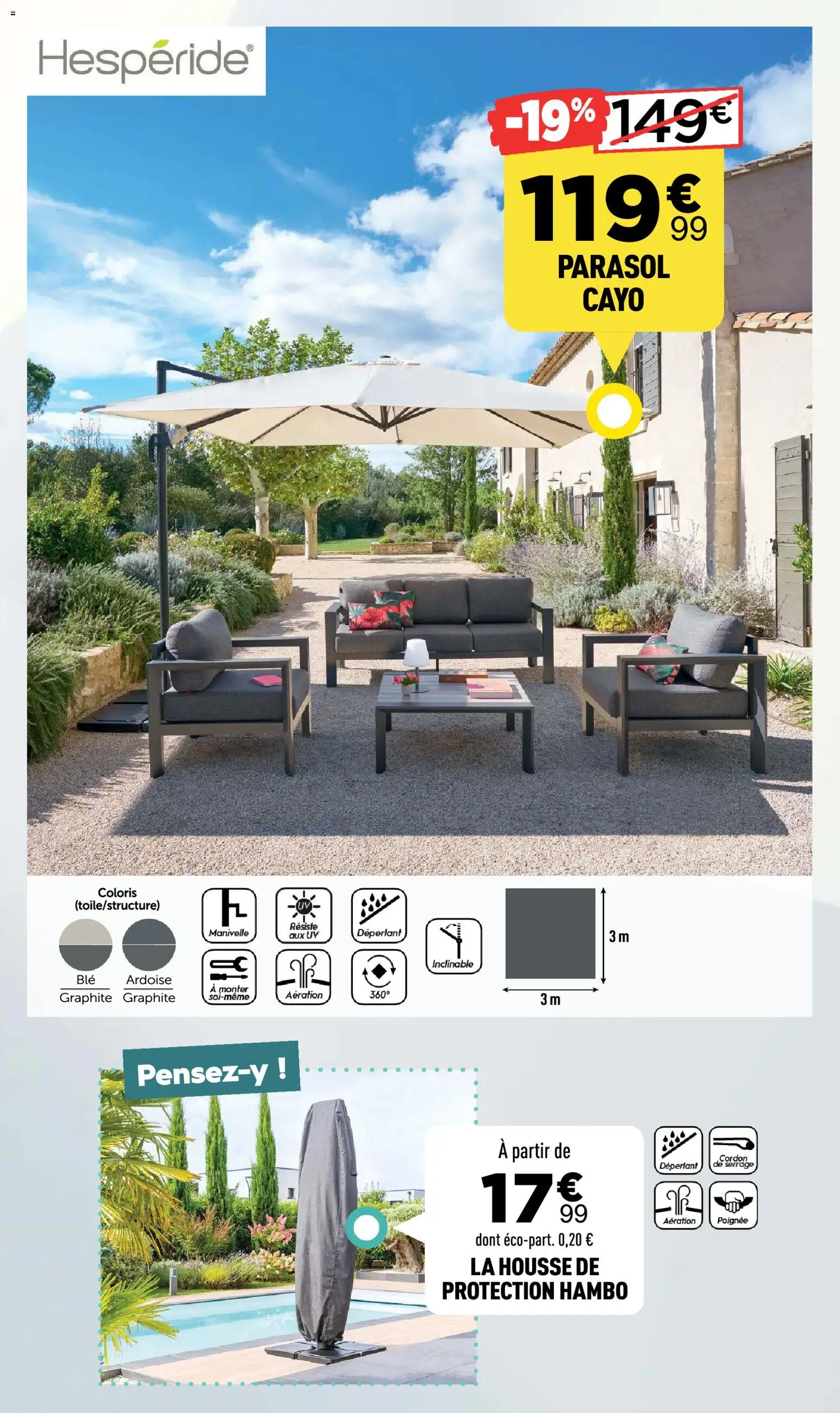 {H1} | Page: 32 | Produits: Parasol