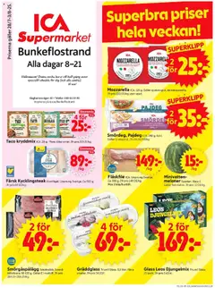 ICA Supermarket - Malmö - Förhandsvisning av reklamblad från butik ICA Supermarket aktuell från 28.07.2025