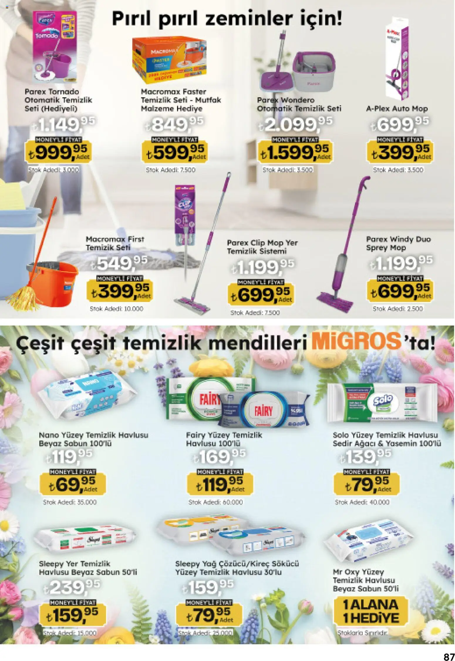 Migros Katalog - Migroskop - 16.04.2026 tarihinden itibaren geçerlidir | Sayfa: 87 | Ürünler: Sabun, Yağ, Yasemin