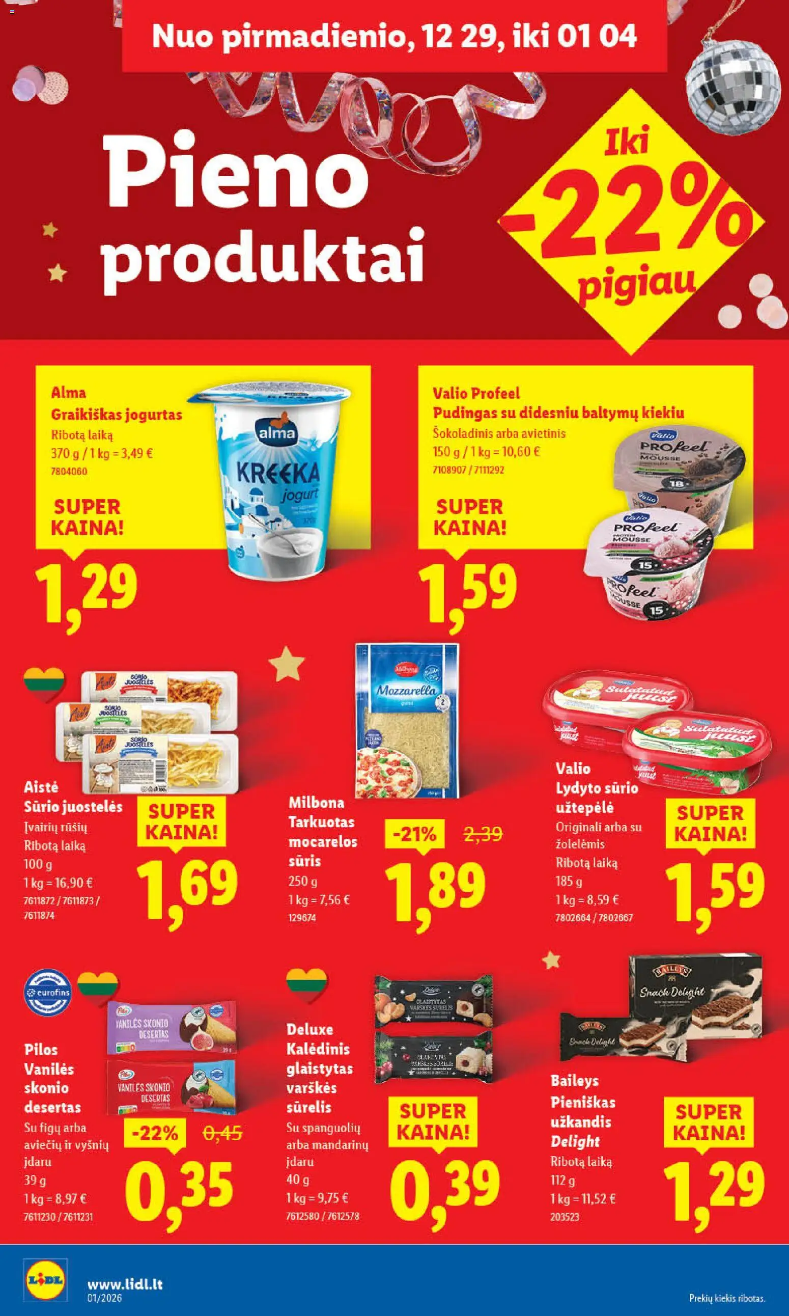 LIDL akcijos nuo 02.01.2026 | Puslapis: 26
