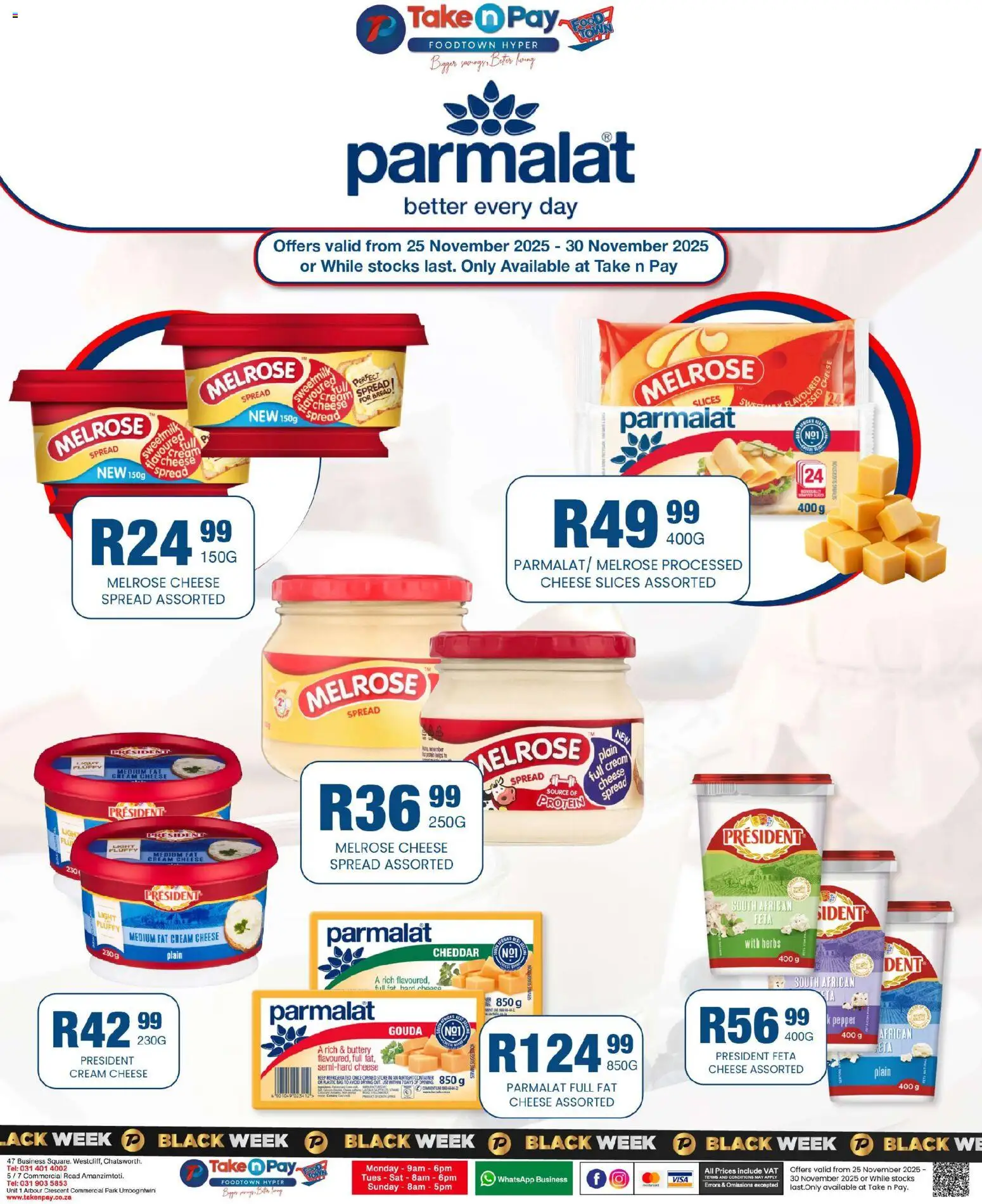 New Take n Pay catalogue – valid from 25.11.2025 | Page: 21 | Products: Cheese, Light, Bread, Cream