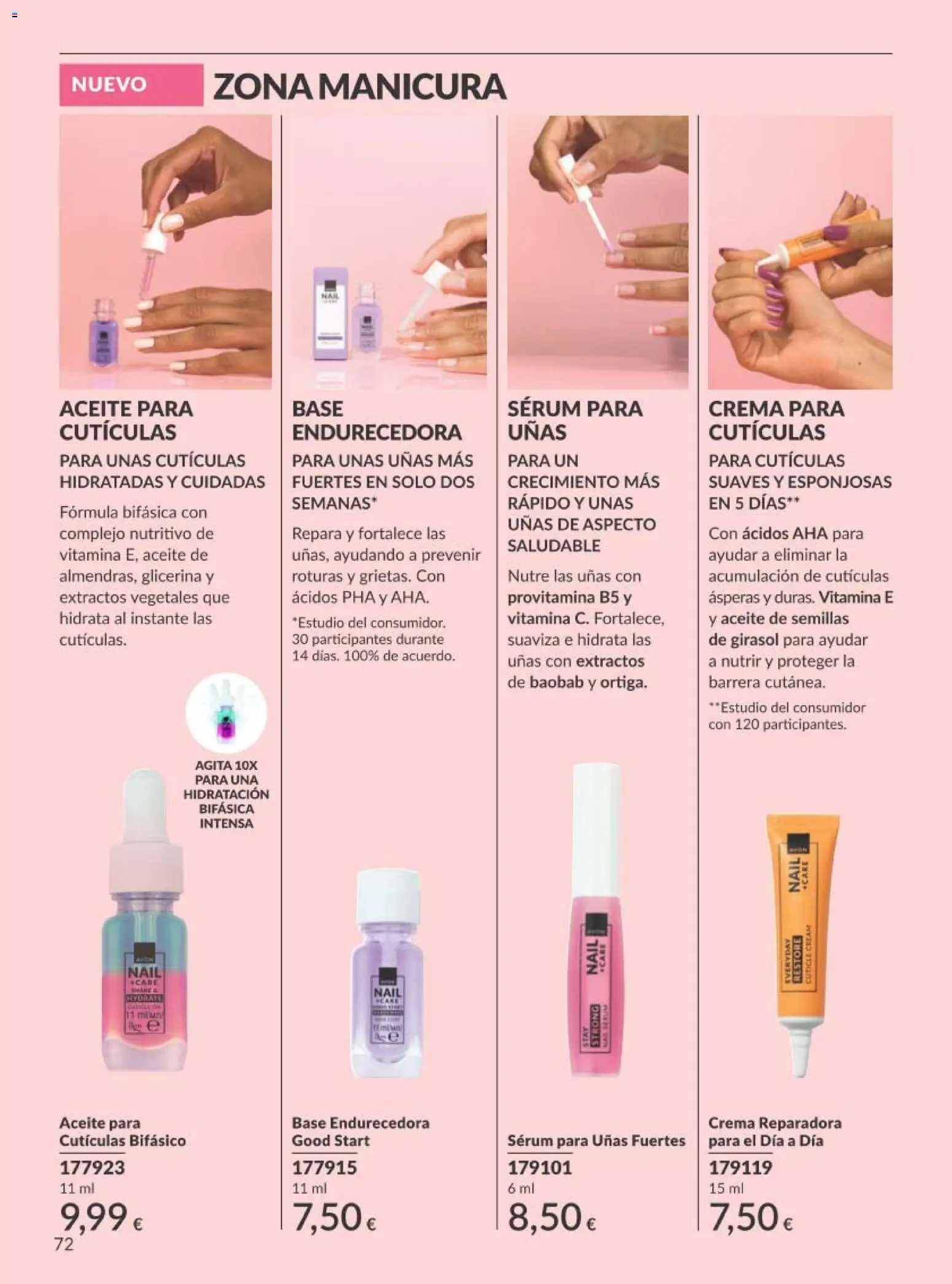Catálogo AVON campaña 3 │ válido desde el 01.03.2026 | Página: 72 | Productos: Sérum, Aceite, Crema