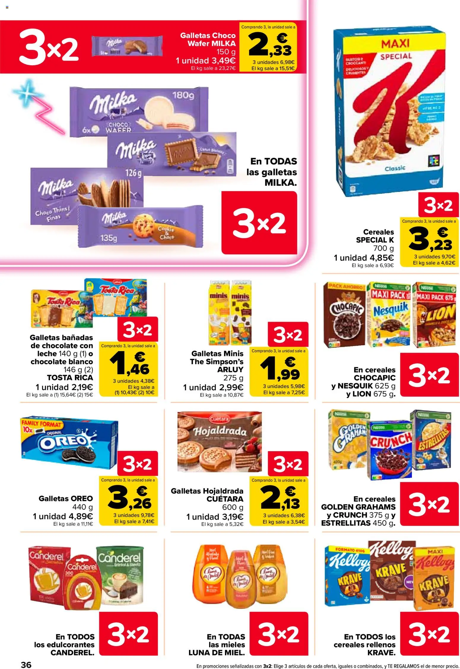 Carrefour folleto │ válido desde el 07.04.2026 | Página: 40 | Productos: Leche, Πισίνα, Cereales, Galletas
