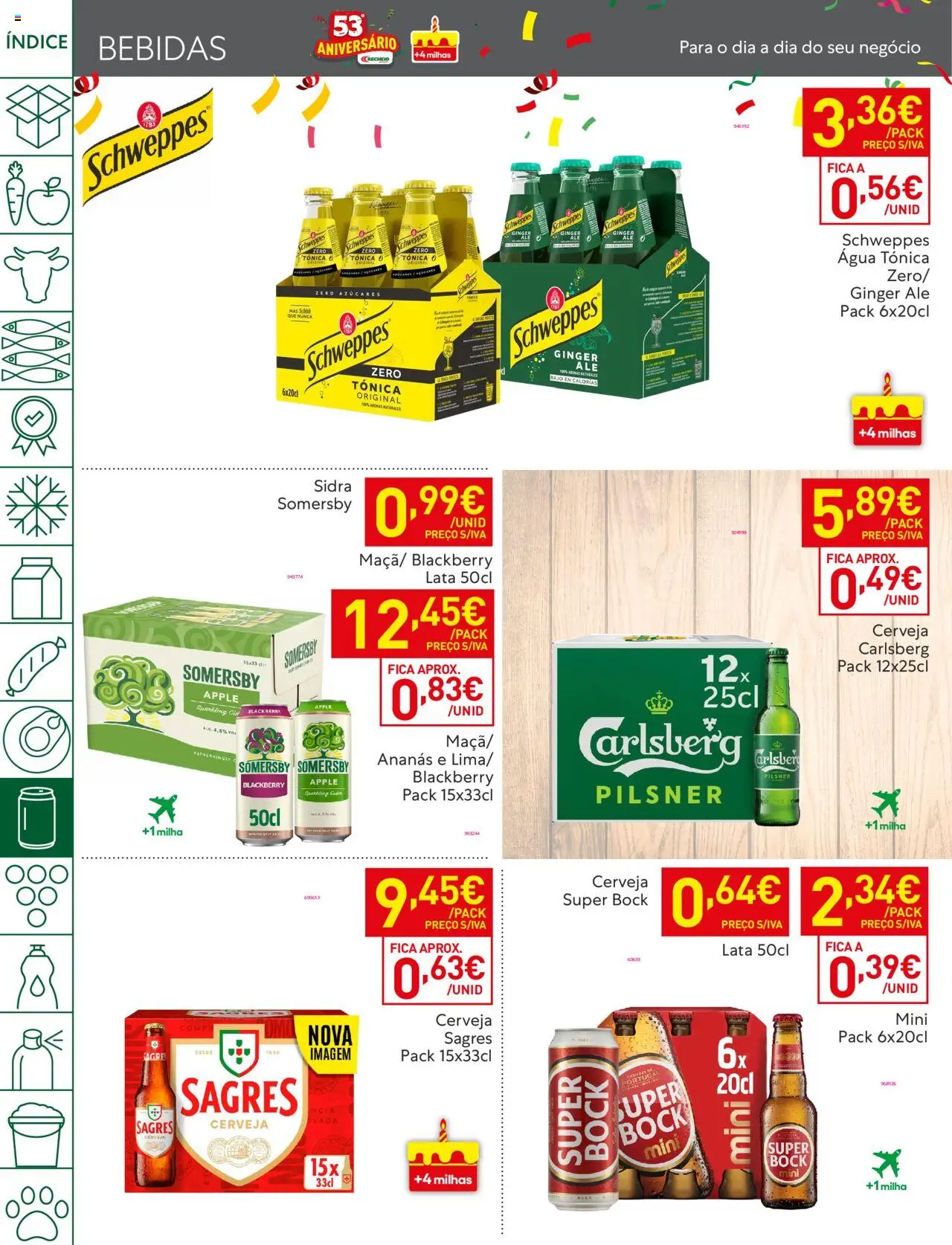 Recheio folheto │ válido de 14.10.2025 | Página: 34 | Produtos: Agua, Super bock, Cerveja, Somersby