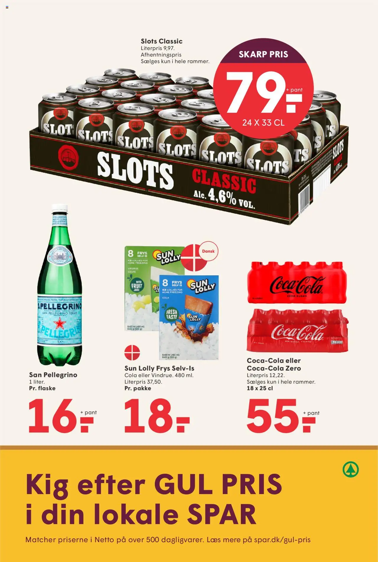 Spar tilbudsavis – gyldig fra 03.10.2025 | Side: 23 | Produkter: Juice, Is, Cola