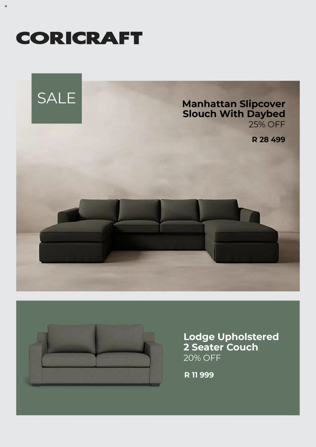 New Coricraft catalogue – valid from 20.10.2025 | Page: 7 | Products: Seater, Couch