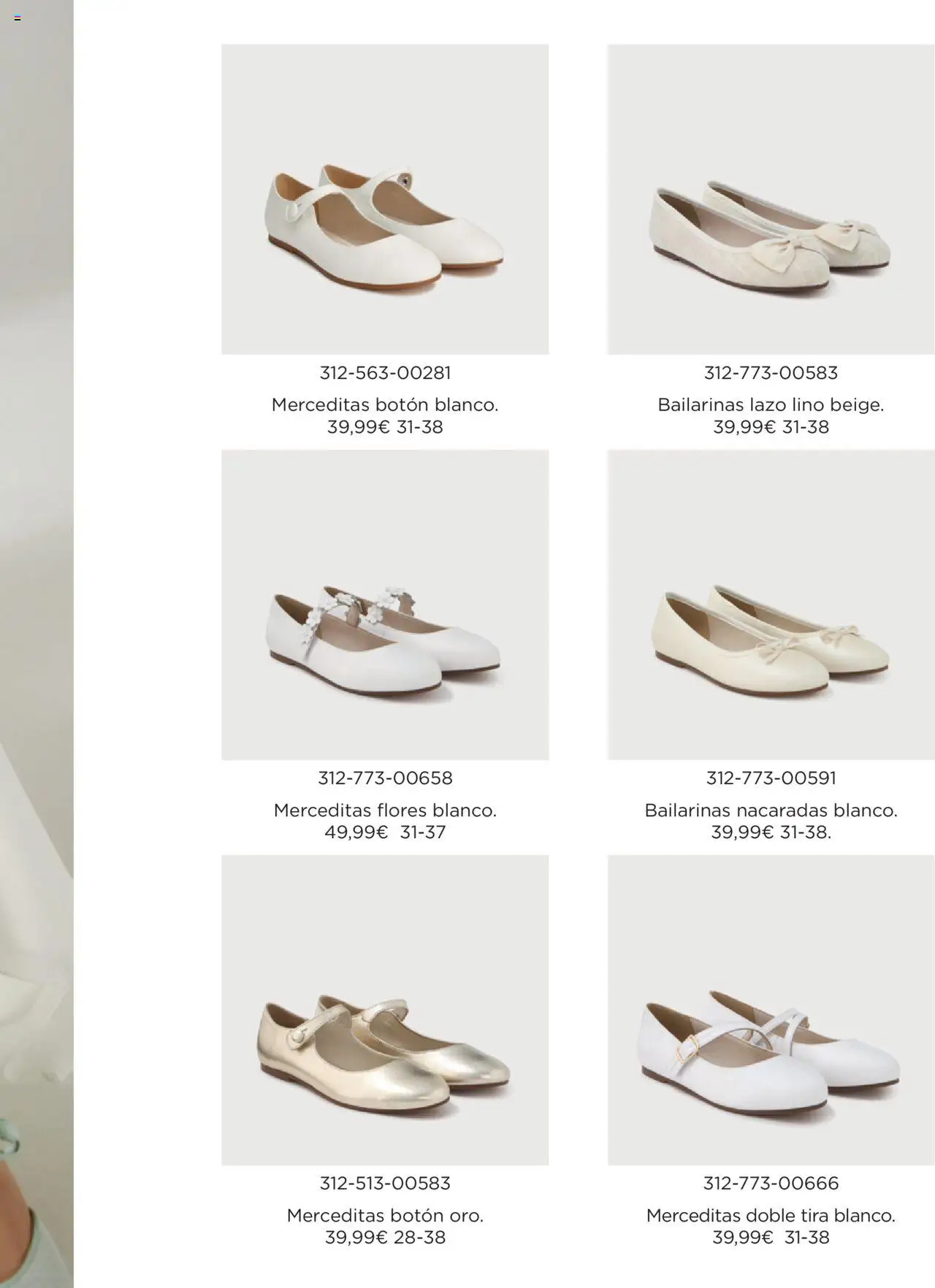 El Corte Inglés Comuniones 2025 │ válido desde el 22.11.2024 | Página: 63 | Productos: Bailarinas