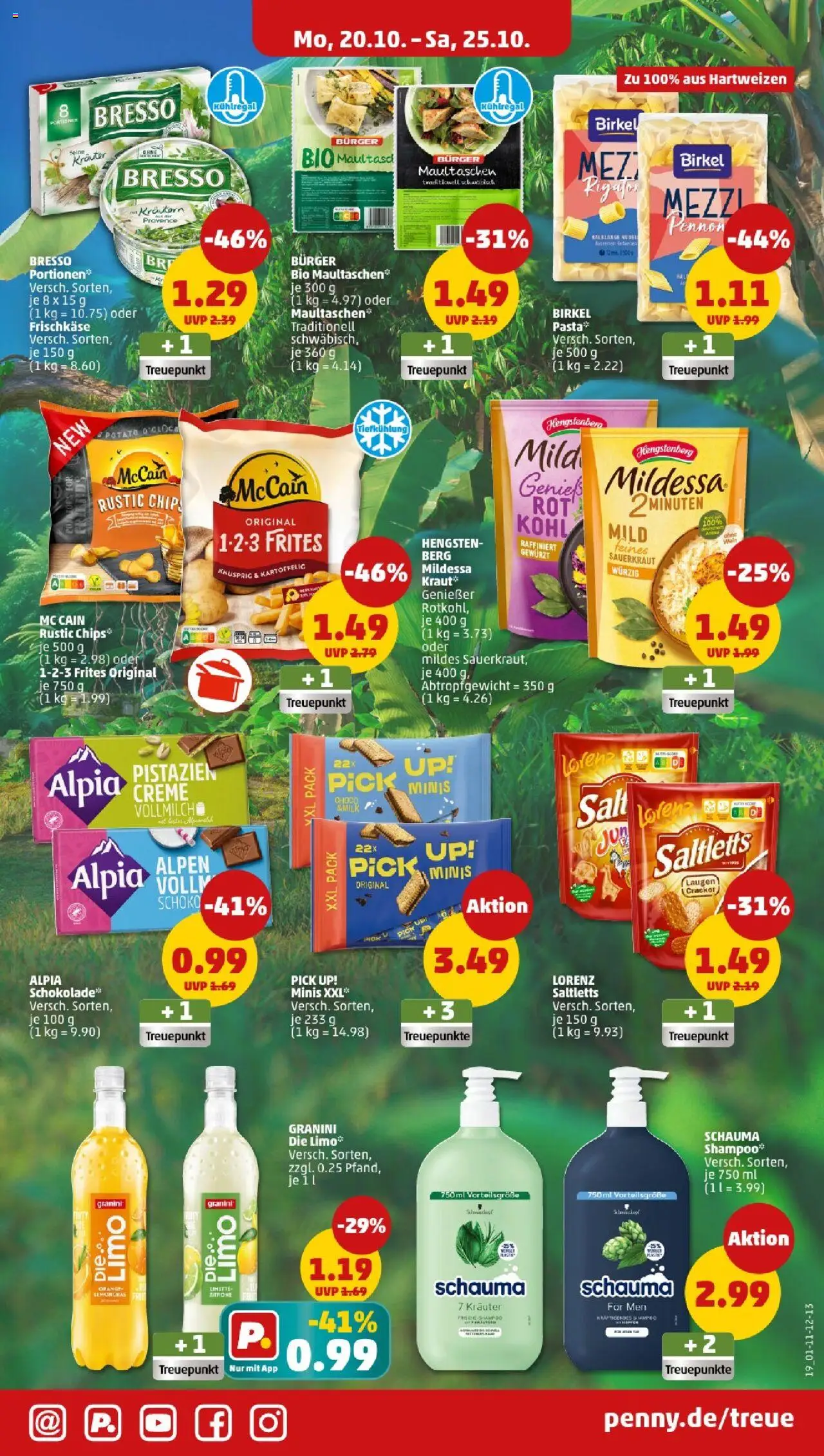 Penny - Berlin – gültig ab 20.10.2025 | Seite: 19 | Produkte: Burger, Limette, Pasta, Maultaschen