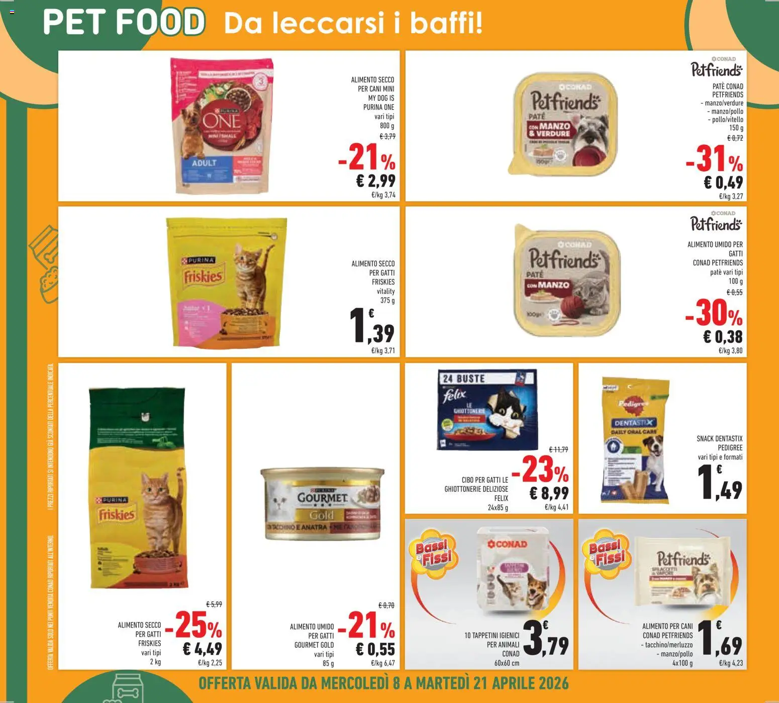 Volantino Conad del 08.04.2026 | Pagina: 30 | Prodotti: Paté, Manzo, Verdure
