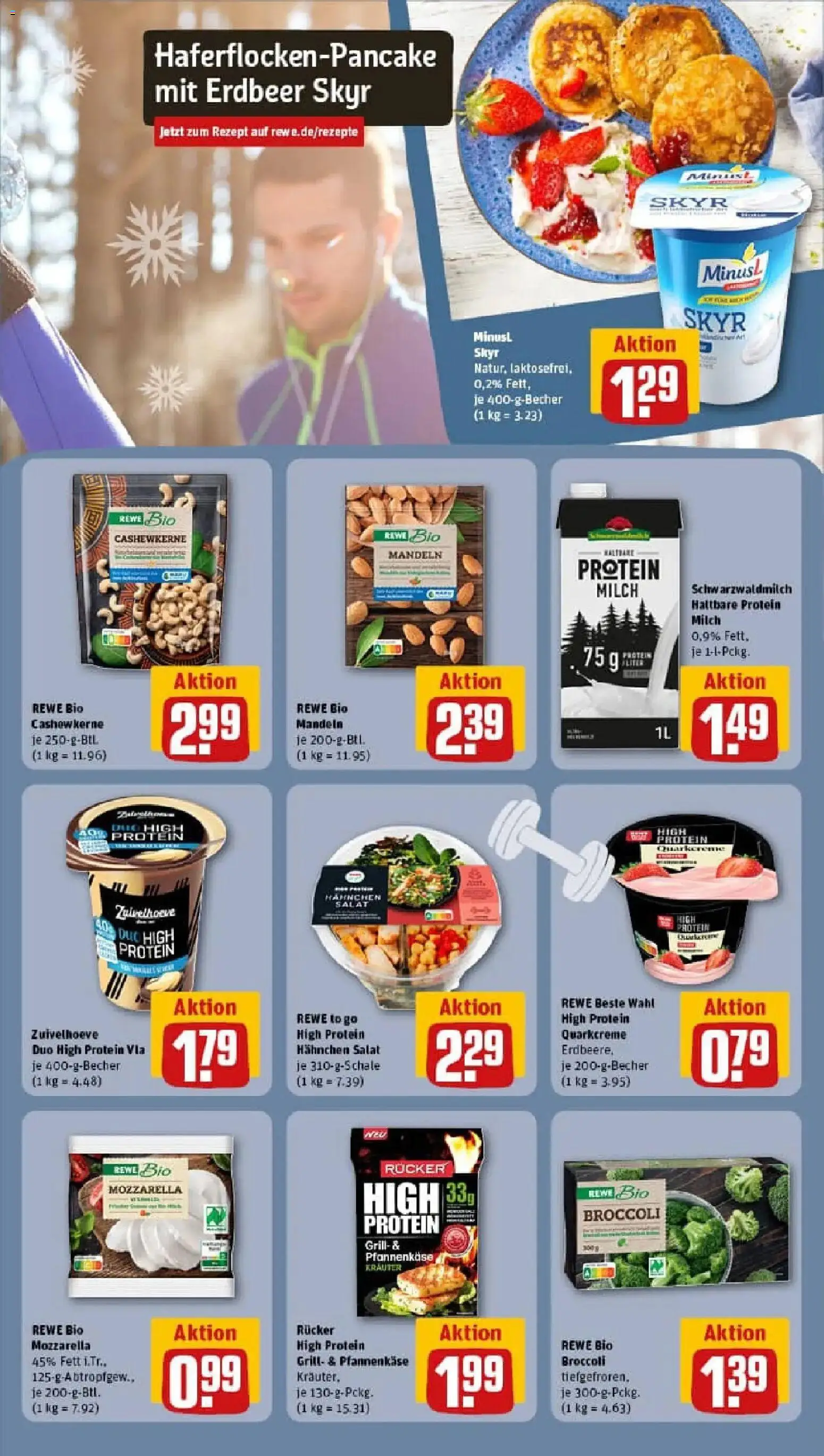 Rewe prospekt Bottrop	 – gültig ab 11.01.2026 | Seite: 19 | Produkte: Hahnchen, Quark, Pudding, Salat
