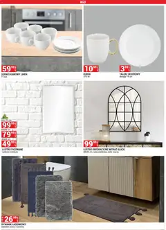 Pogląd oferty "Merkury Market gazetka" - ważna od 01.03.2026 | Strona: 43 | Produkty: Dywanik łazienkowy, Lustro