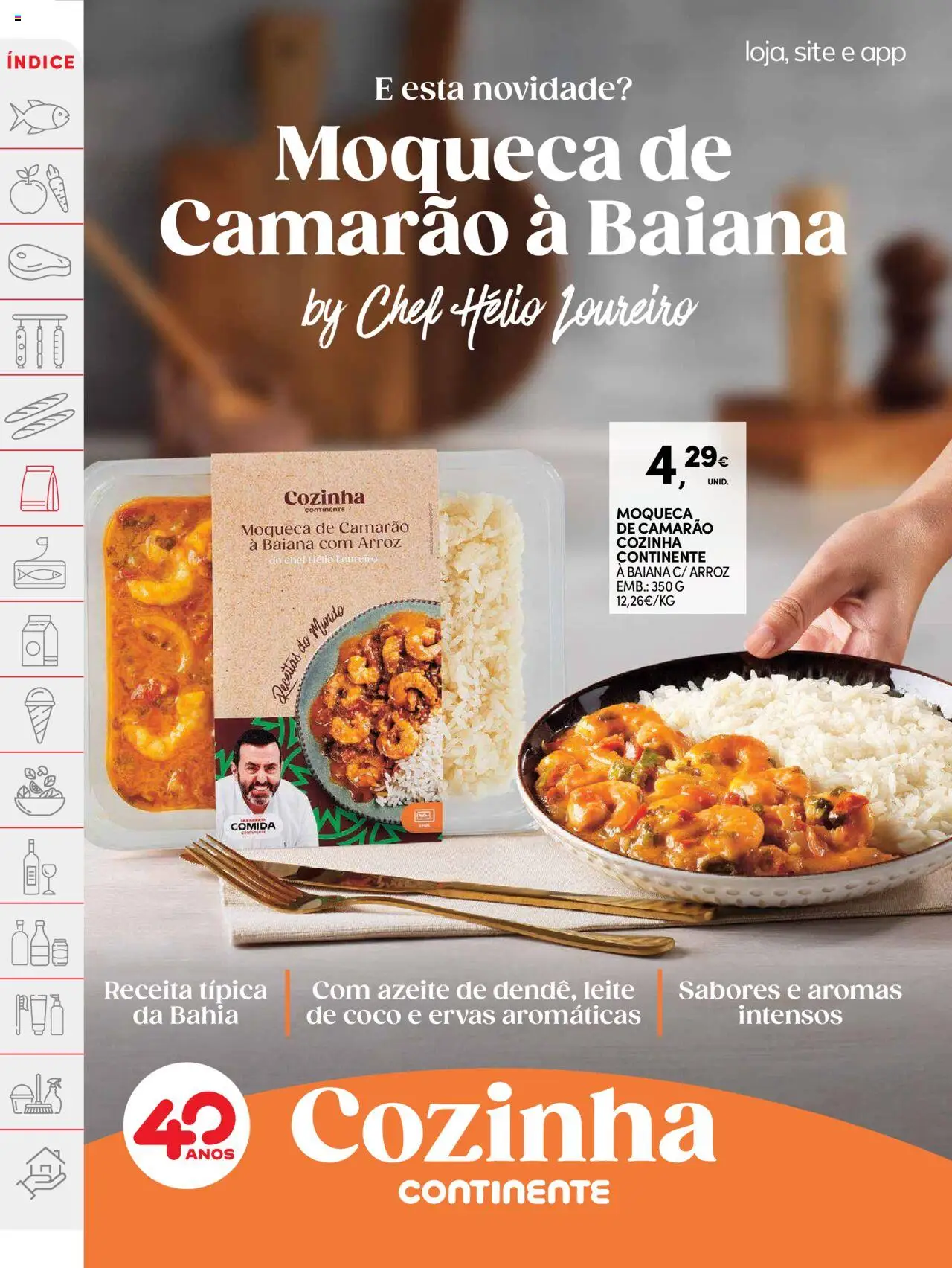 Continente folheto │ válido de 05.08.2025 | Página: 18 | Produtos: Azeite, Camarão, Leite, Arroz