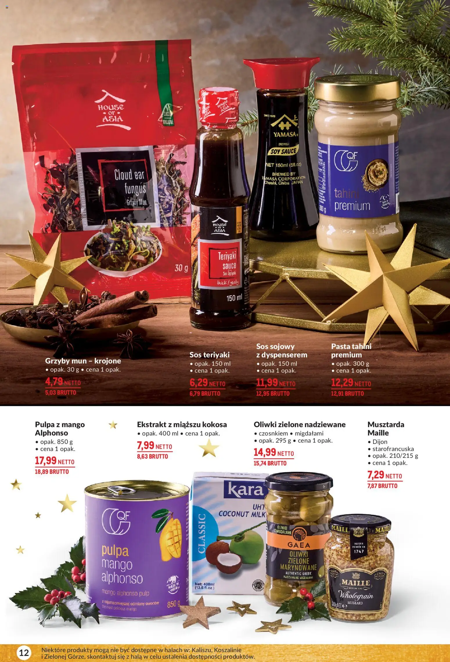 Makro Gazetka - Delikatesy od 25.11.2025 | Strona: 12 | Produkty: Mango, Grzyby mun, Pulpa z mango, Sos