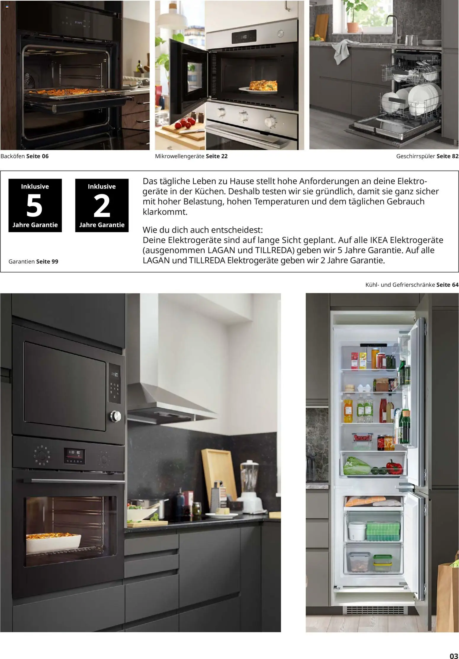 Ikea Elektrogeräte – gültig ab 10.04.2026 | Seite: 3 | Produkte: Geschirrspüler, Backofen