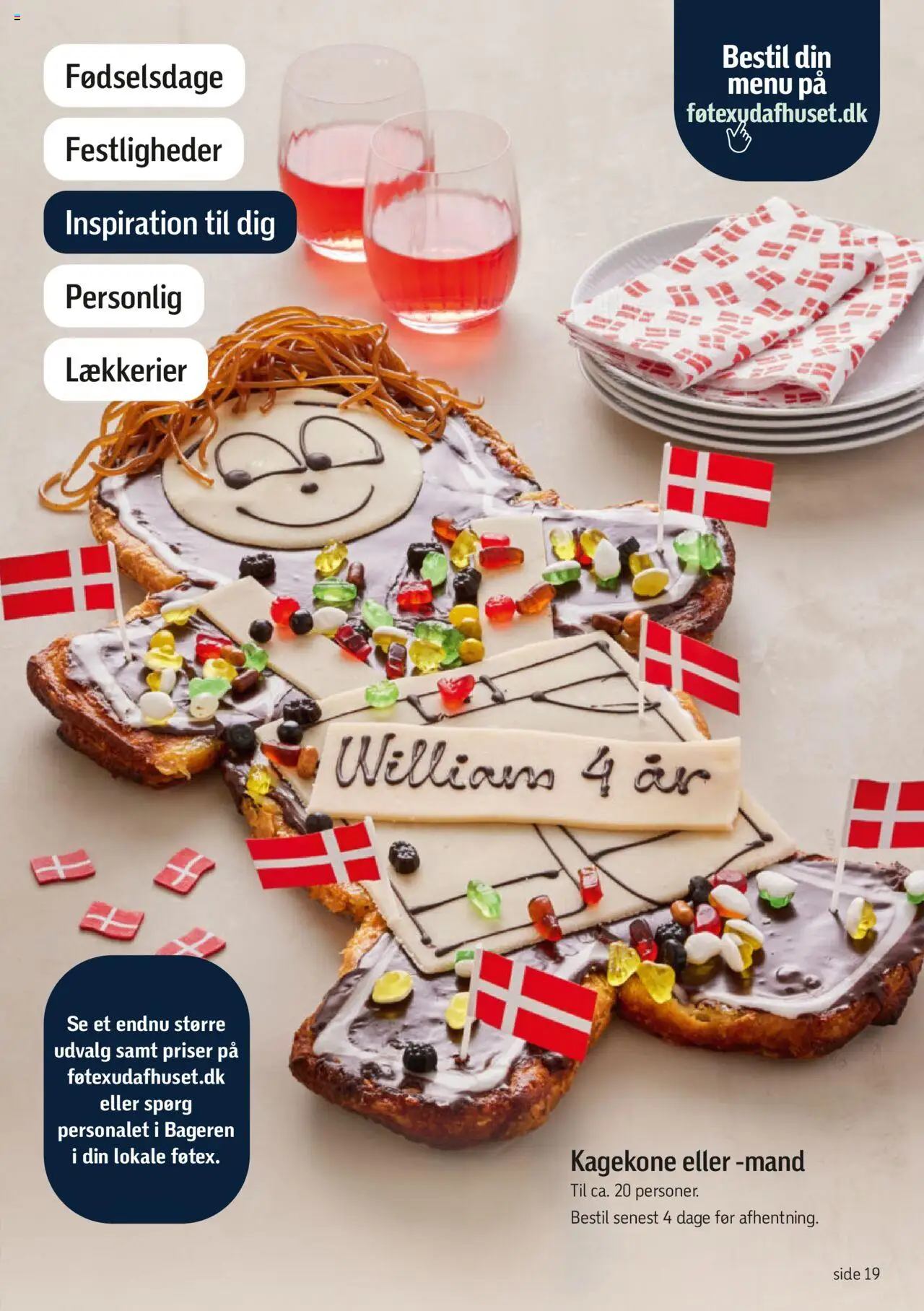Føtex tilbudsavis – gyldig fra 23.12.2024 | Side: 19 | Produkter: Chokoladekage